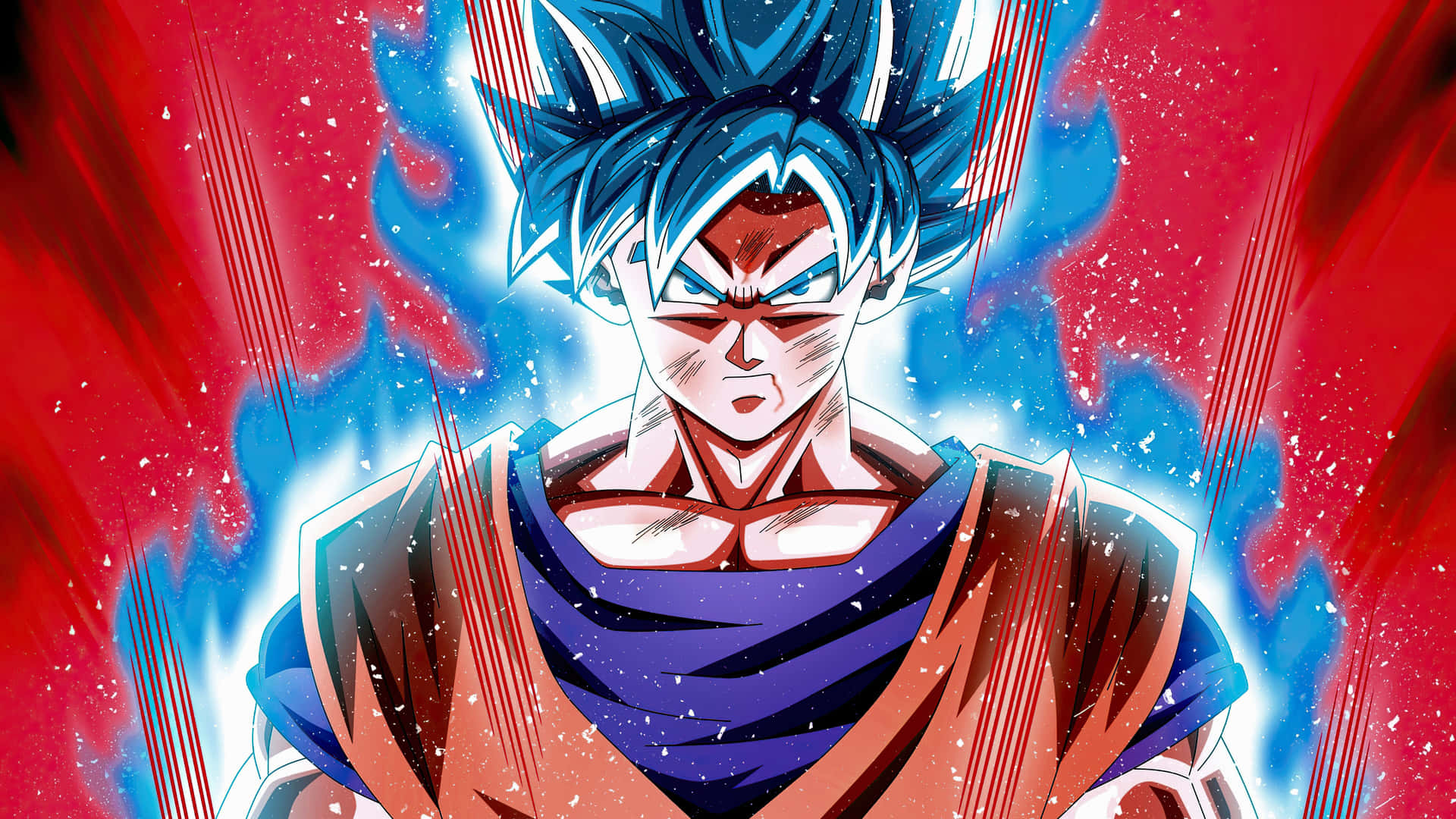 อนิเมะสีฟ้า Goku Ultra Instinct — 울트라 인스팅트 손오공 วอลเปเปอร์