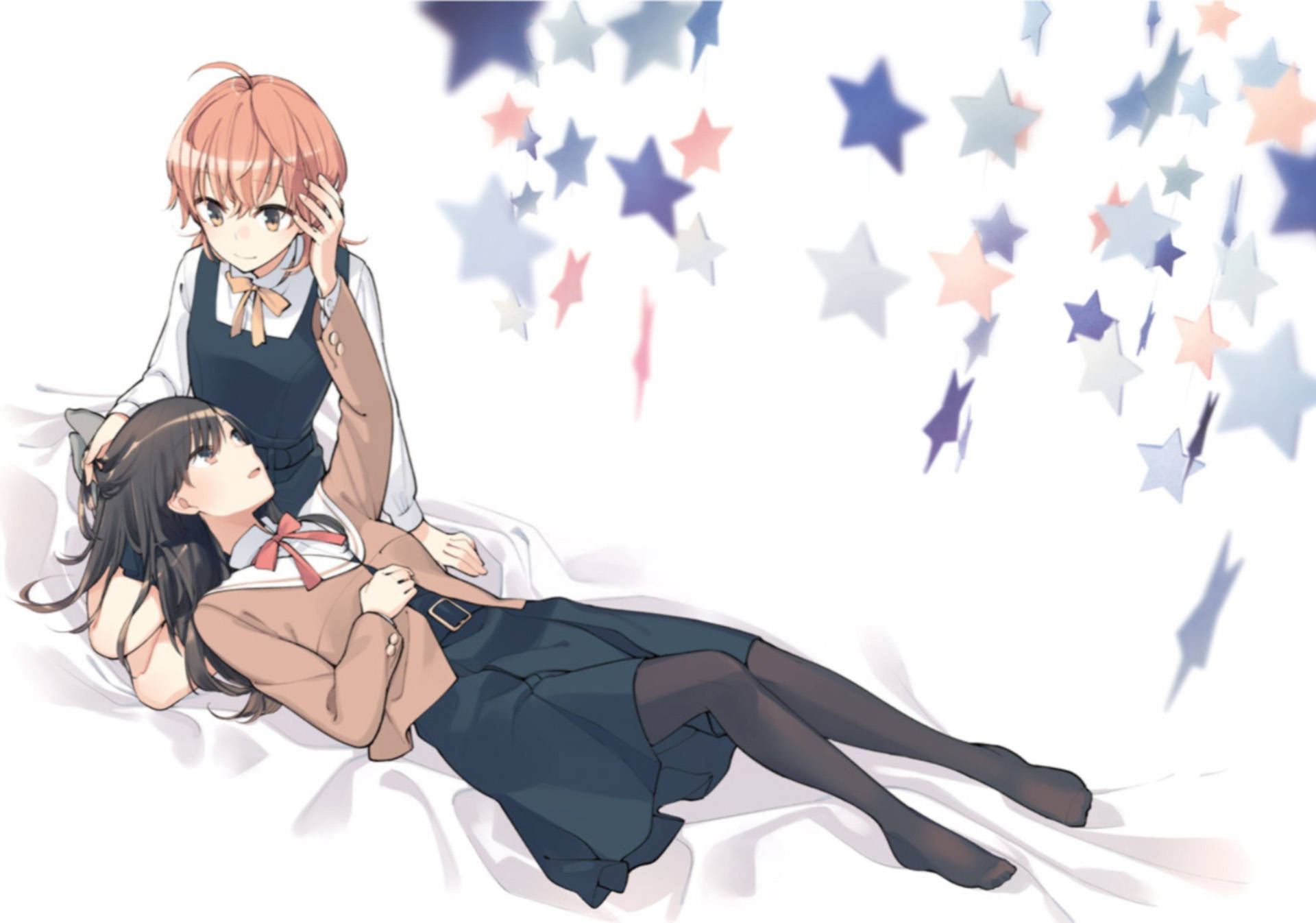 อนิเมะเลสเบี้ยนศิลปะดารา วอลเปเปอร์