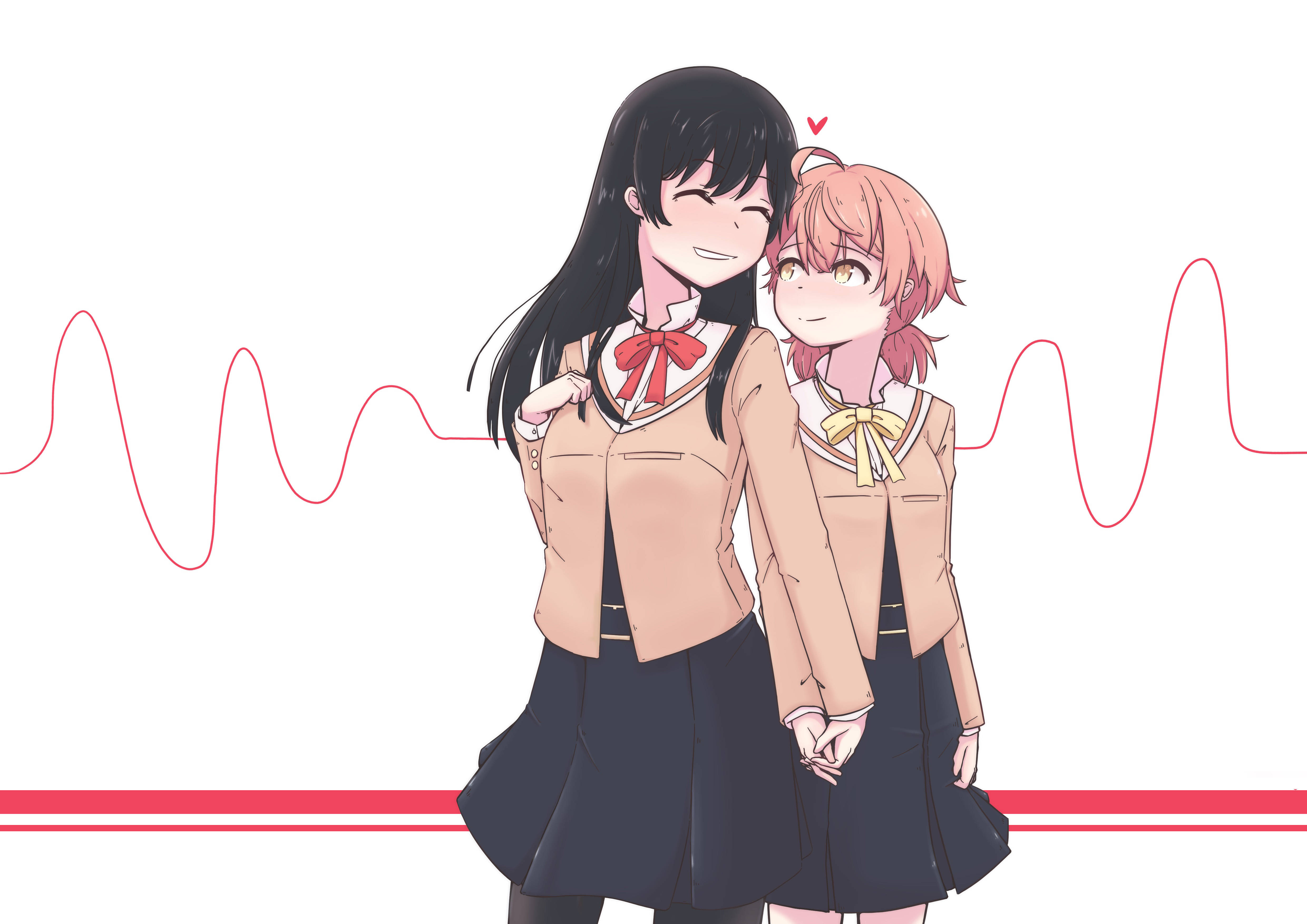 อนิเมะเลสเบี้ยนหัวใจเต้น วอลเปเปอร์