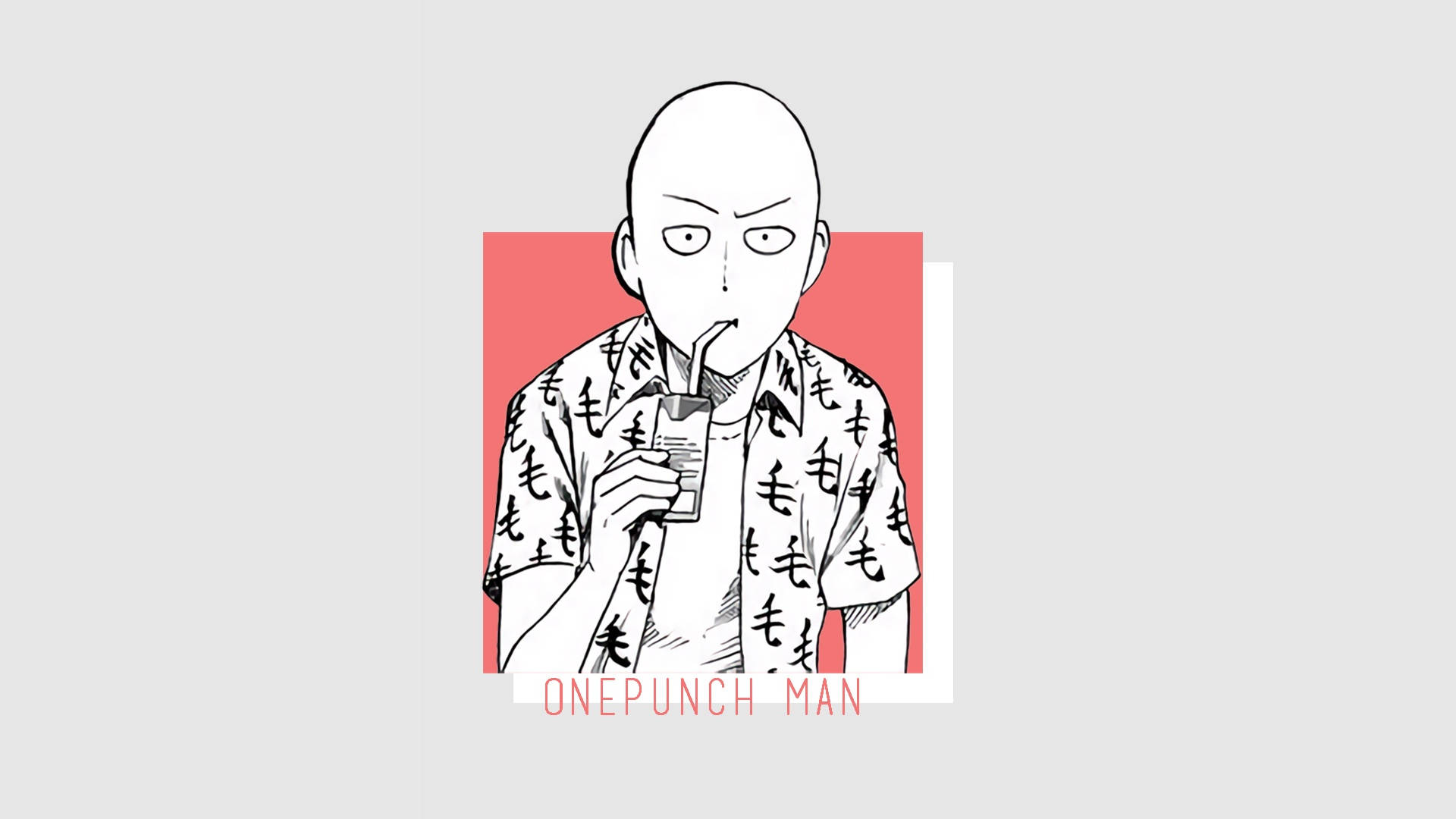อนิเมะไซตามะท่าทางตลกขบขัน วอลเปเปอร์