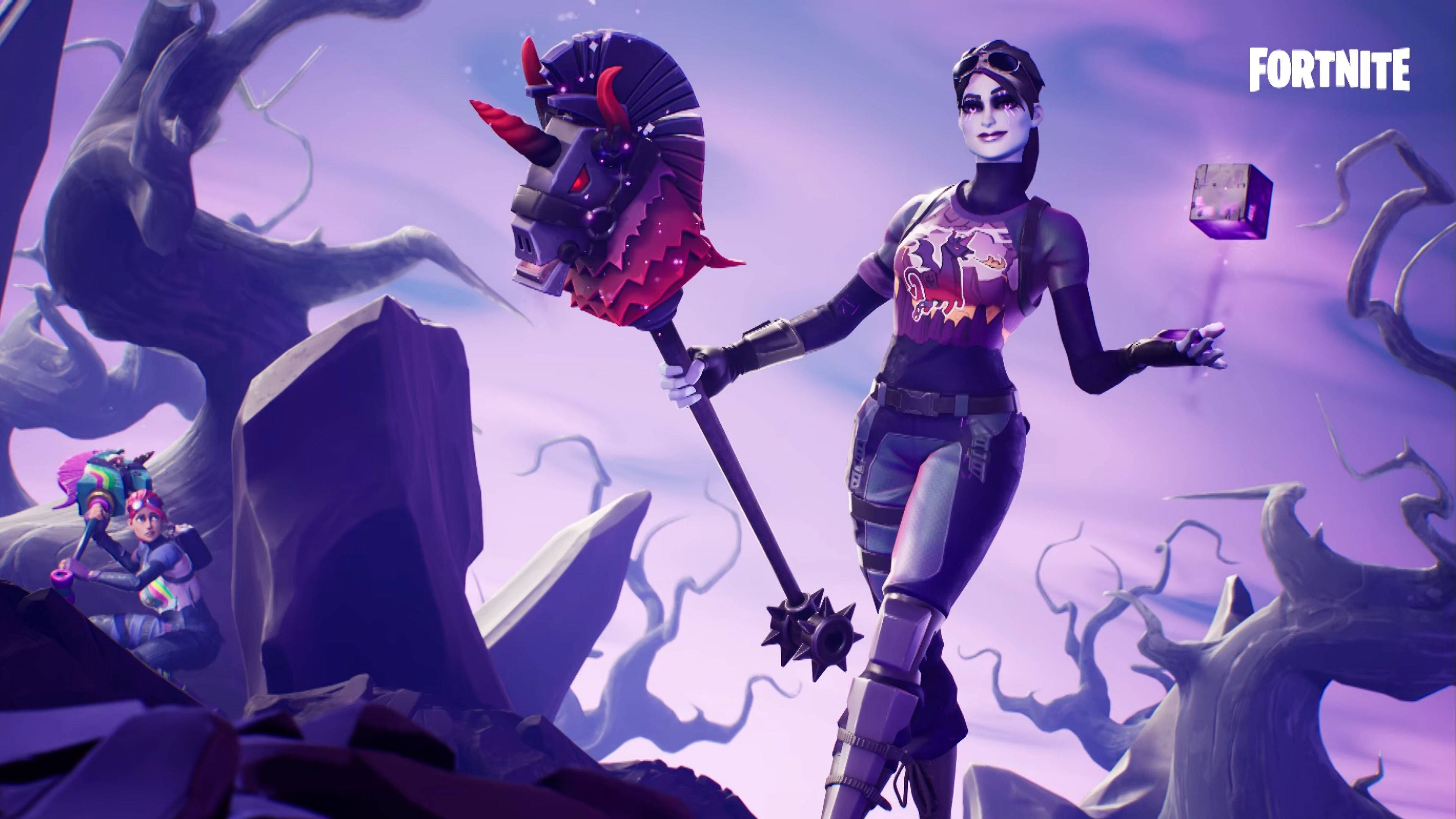 อาร์ต Fortnite สุดเท่ของ Dark Bomber วอลเปเปอร์