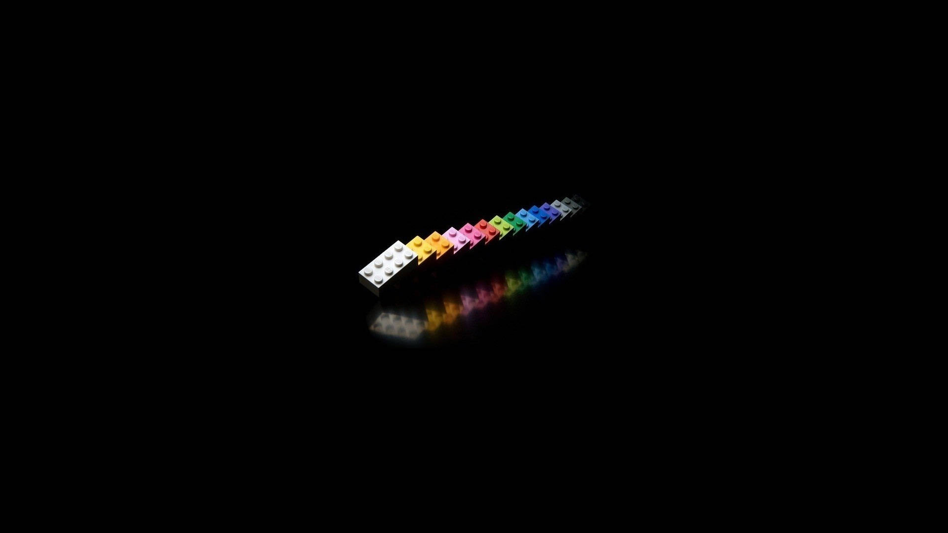อิฐ LEGO สีดำน่ารัก วอลเปเปอร์