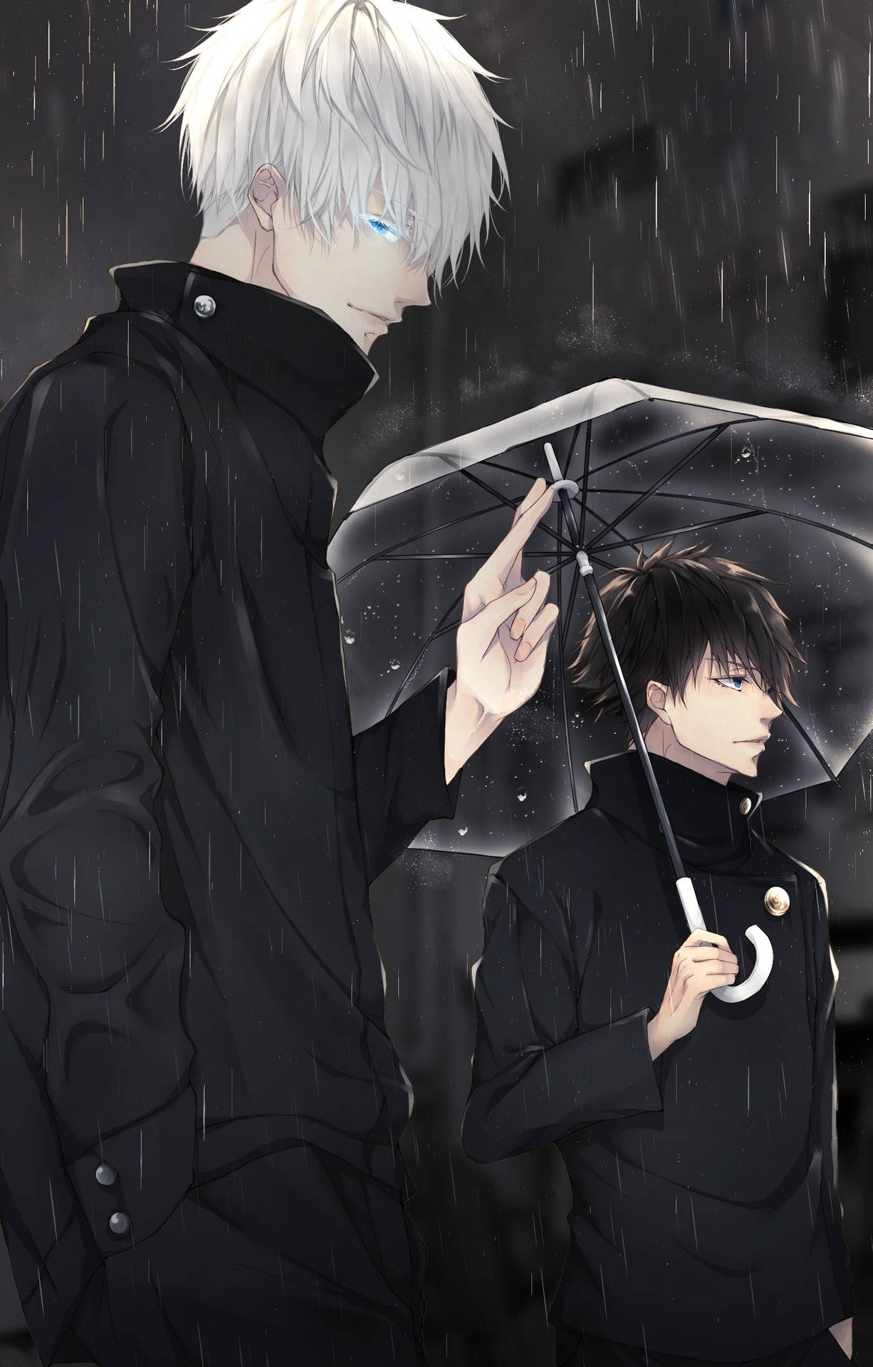 วอลเปเปอร์อนิเมะโกโจและเมงุมิในความมืด Jujutsu Kaisen — จูจุสึไคเซ็น วอลเปเปอร์