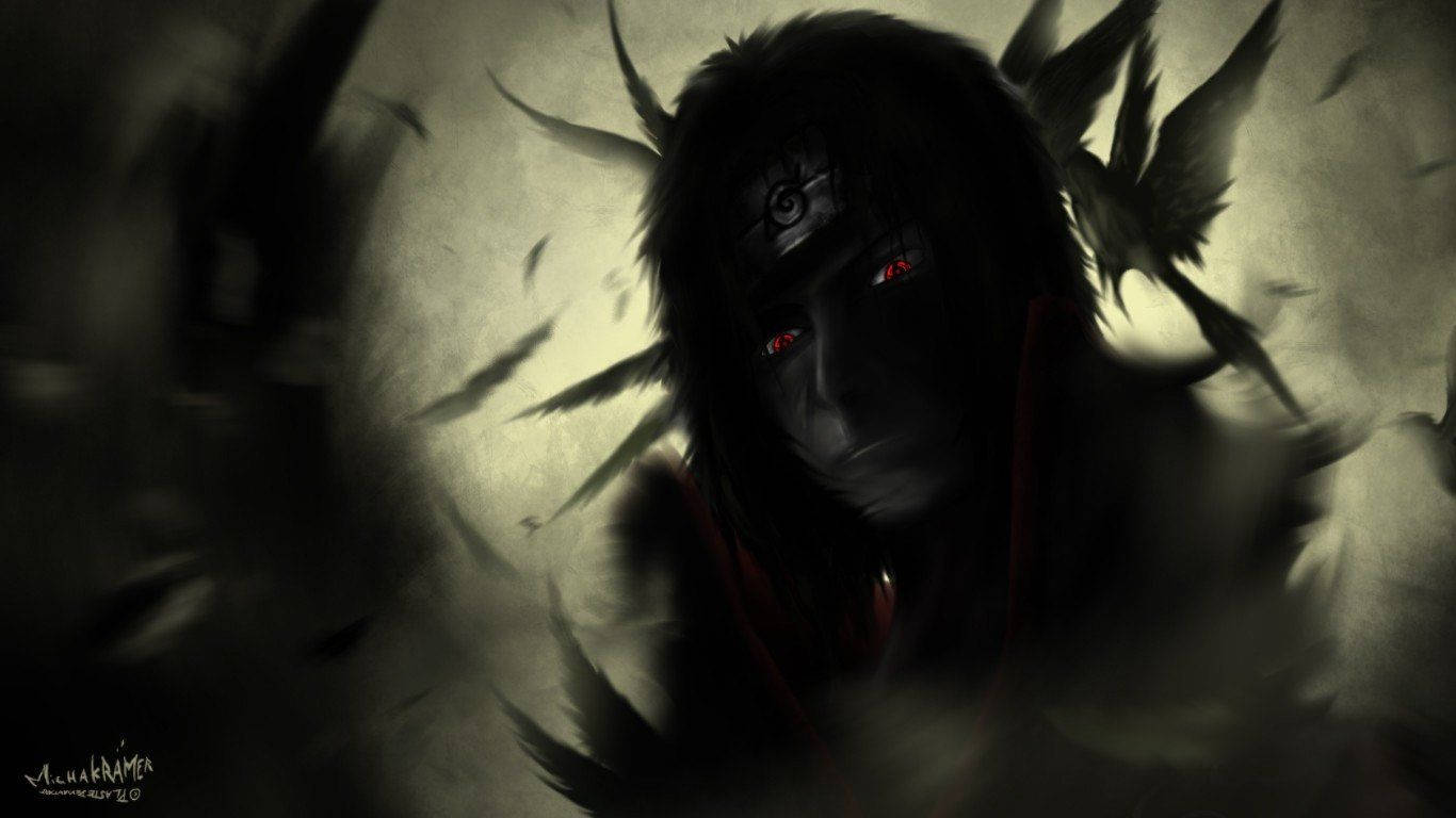 1366x768 วอลเปเปอร์ HD อุจิวะ อิทาจิ และภาพพื้นหลัง — อิทาจิ วอลเปเปอร์