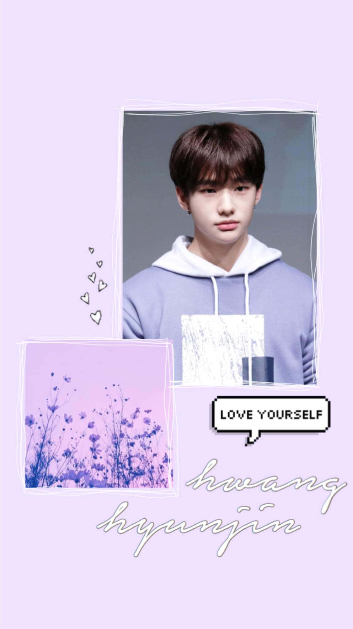 ฮวัง ฮยอนจิน แร็ปเปอร์เกาหลีใต้ สไตล์ไลแลค วอลเปเปอร์