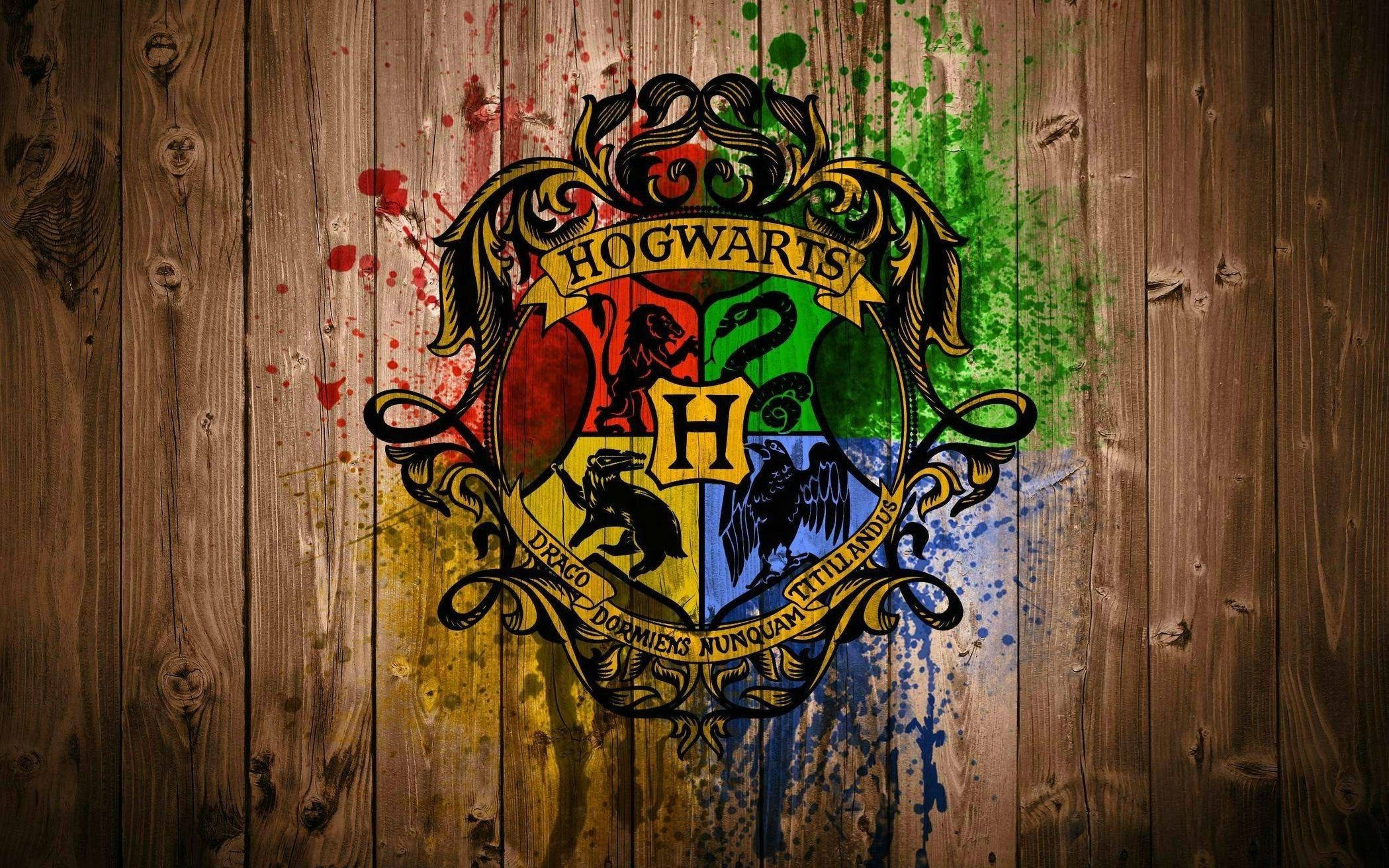 ฮอกวอตส์สีสันสไตล์แฮร์รี่ พอตเตอร์ วอลเปเปอร์