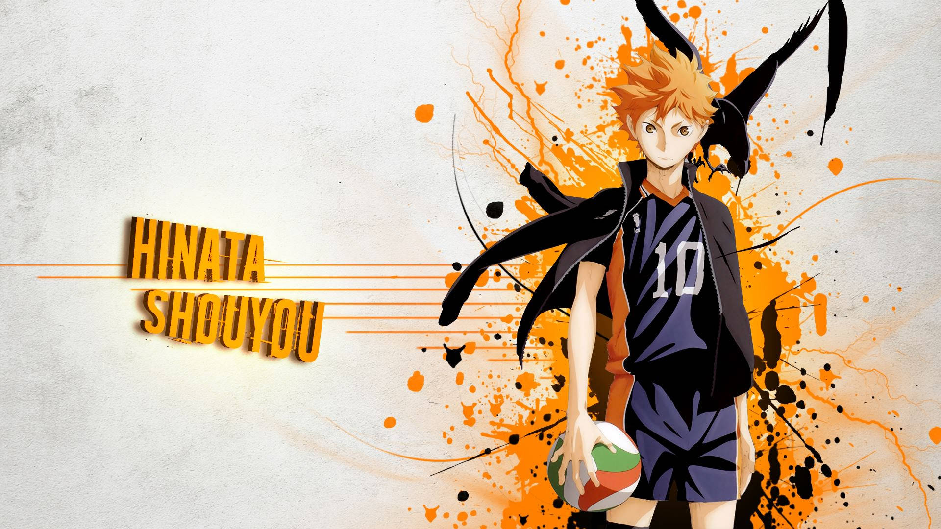 ฮินาตะ โชโย Haikyuu สไตล์ส้ม วอลเปเปอร์
