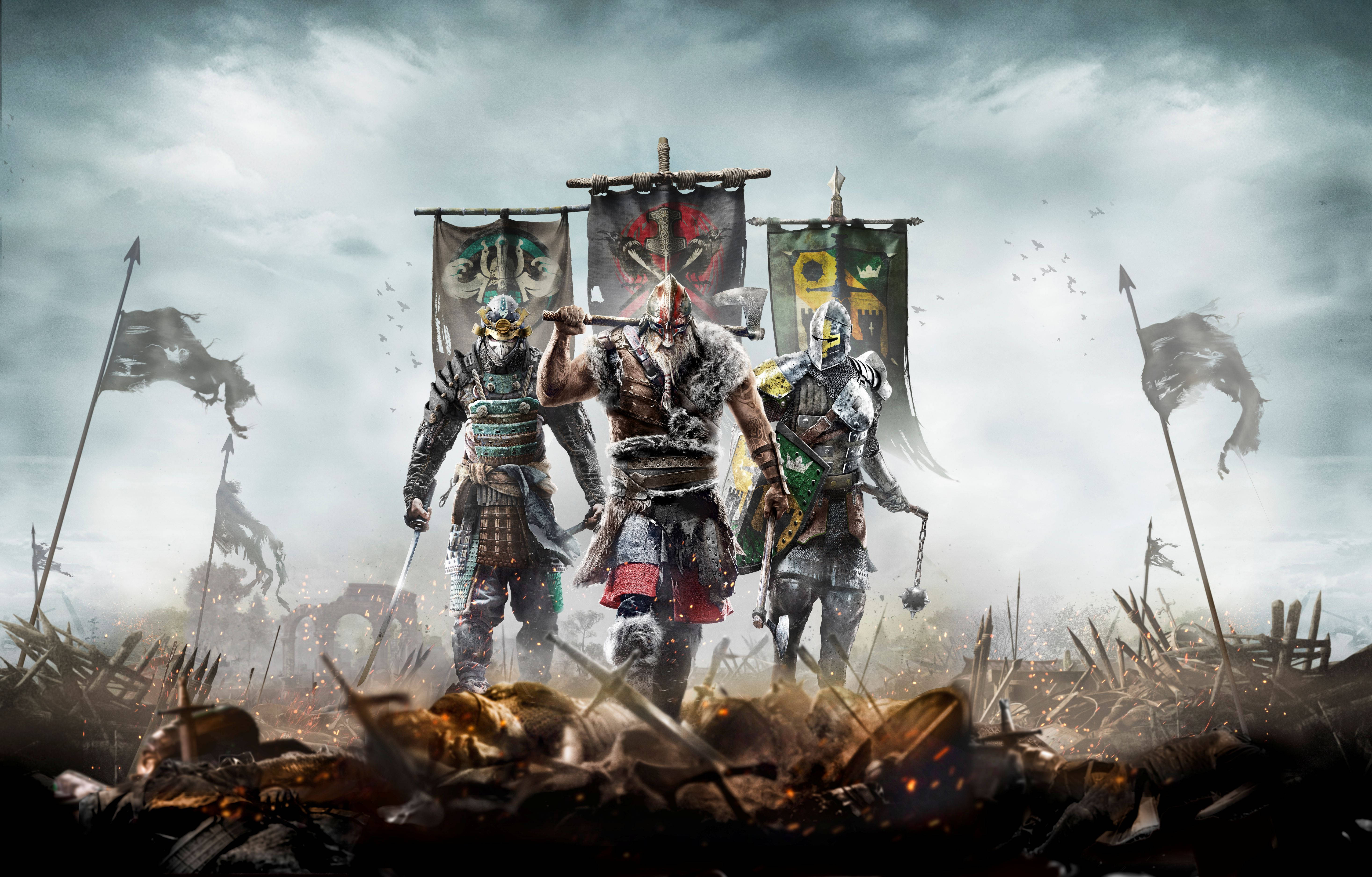 เกม 4K For Honor วอลเปเปอร์