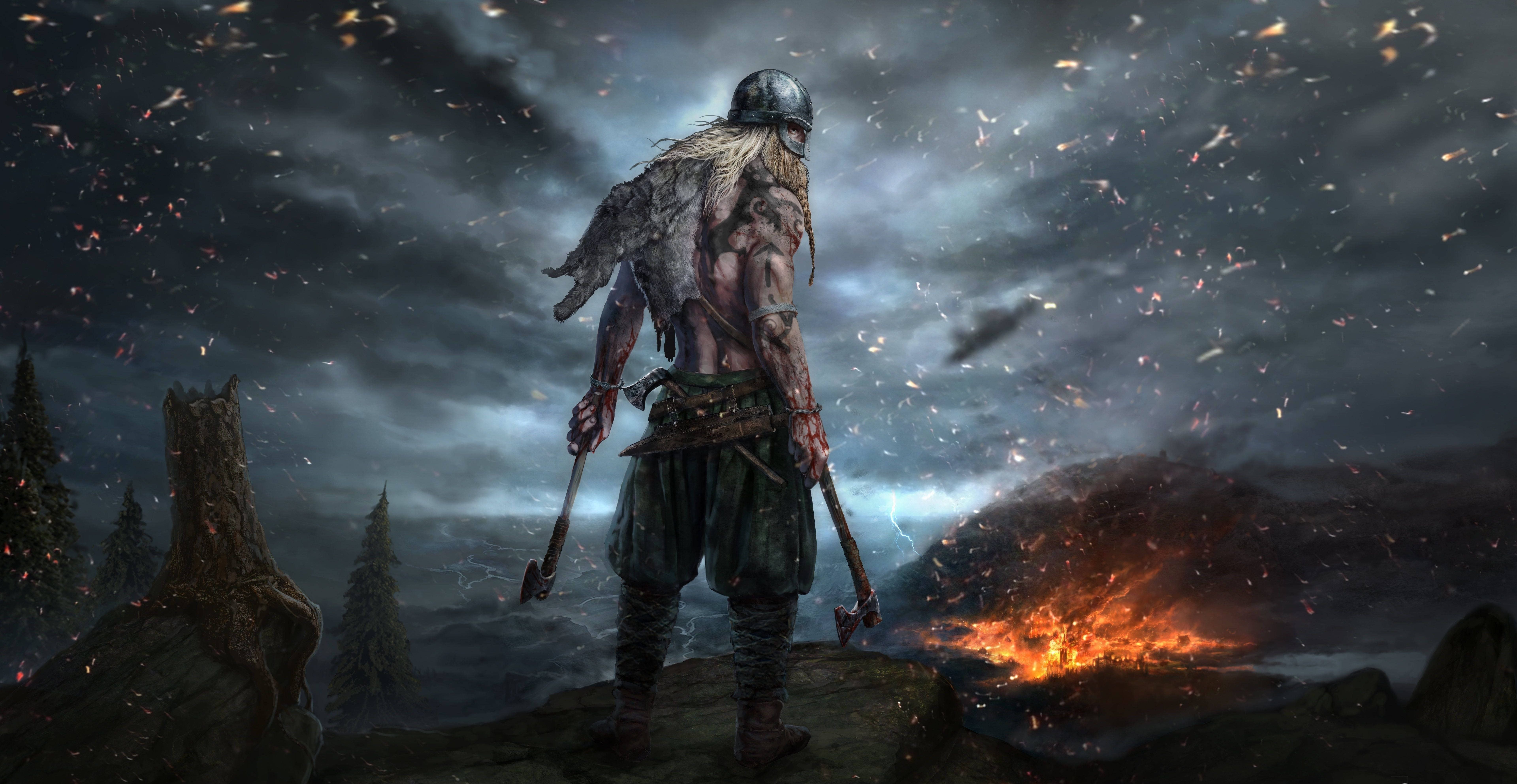 เกม Assassin’s Creed: Valhalla 8K วอลเปเปอร์