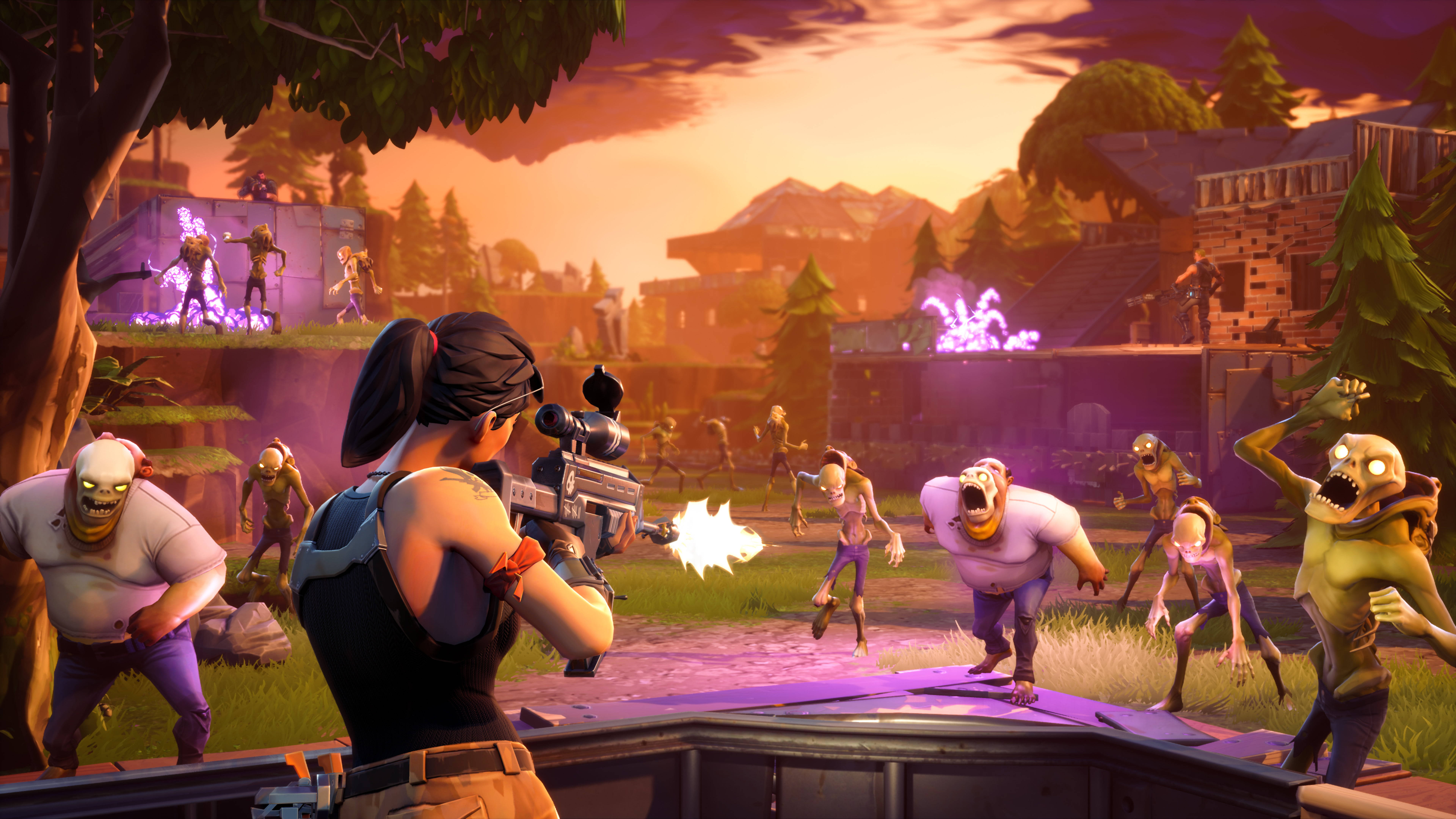 เกม Fortnite Horde 8K วอลเปเปอร์