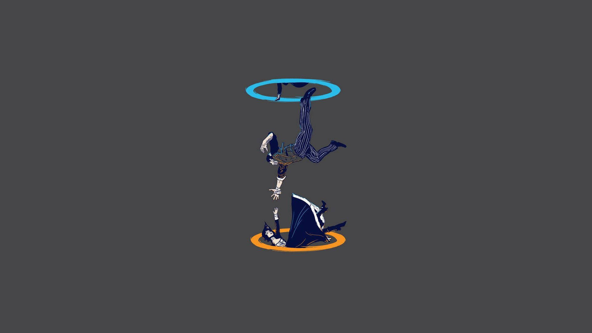 วอลเปเปอร์เกมมิ่งพอร์ทัลสไตล์มินิมอล — เกมมิ่ง GIF วอลเปเปอร์