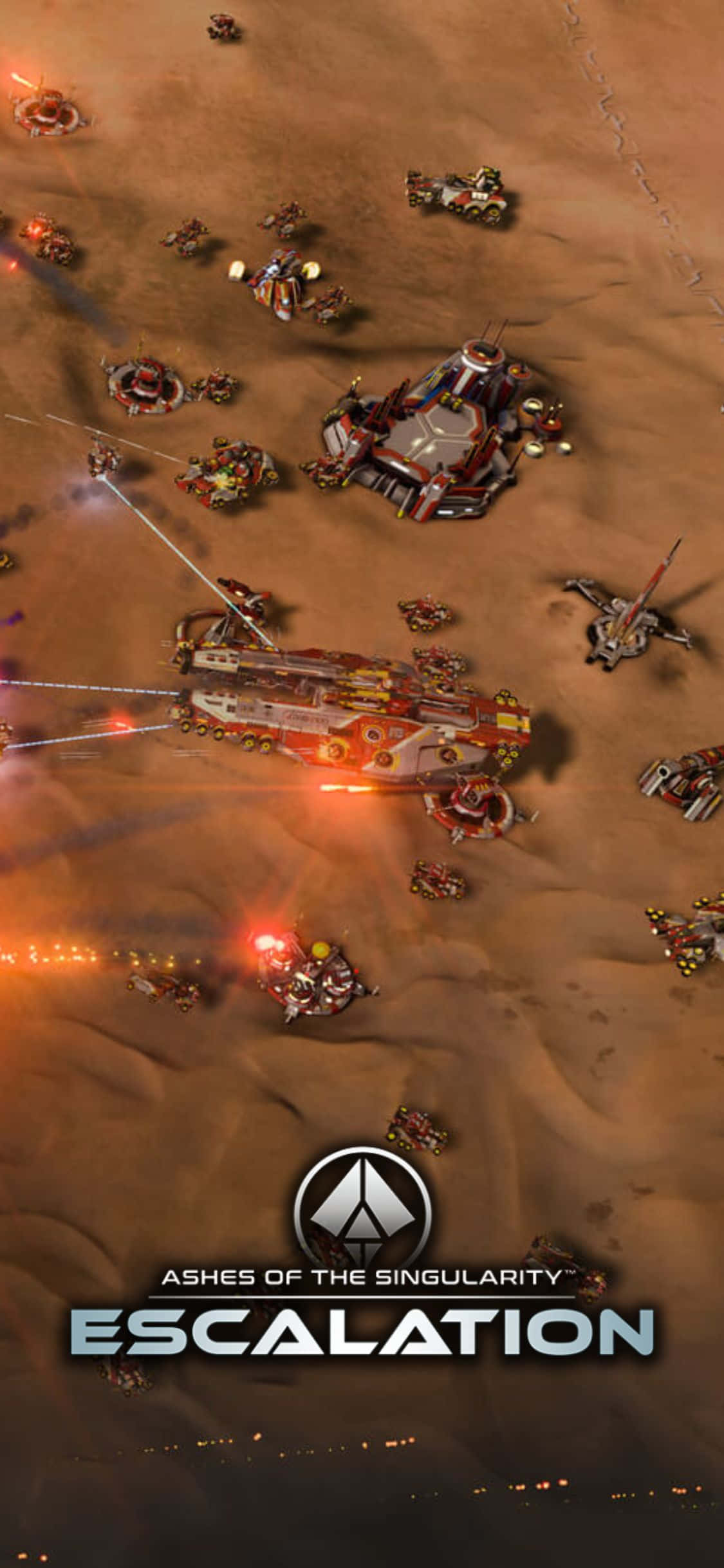 เข้าสู่โลกเทคโนโลยีขั้นสูงสุดเข้มข้นของ Ashes of the Singularity Escalation วอลเปเปอร์