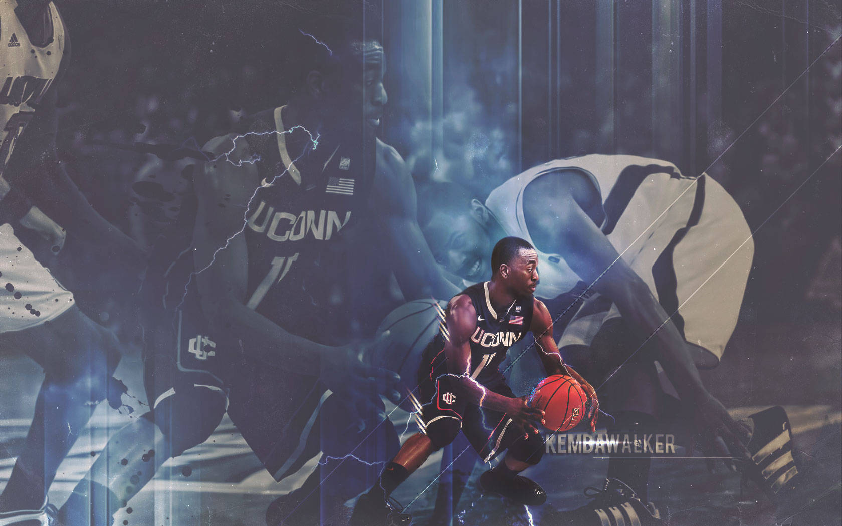 เคมบะ วอล์คเกอร์ UConn Huskies ปก วอลเปเปอร์