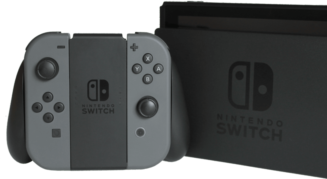 เครื่อง Nintendo Switch และคอนโทรลเลอร์ วอลเปเปอร์