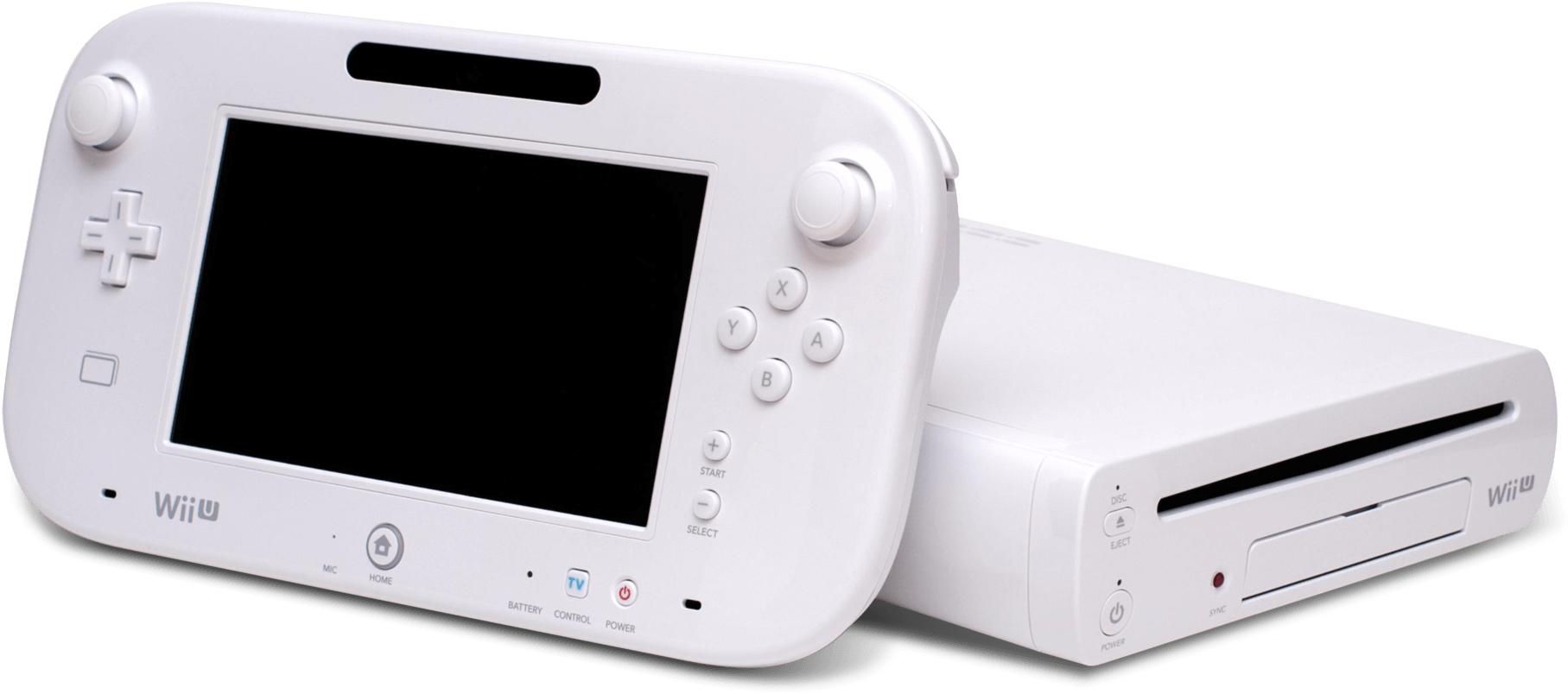 เครื่อง Wii U สีขาวและเกมแพด วอลเปเปอร์