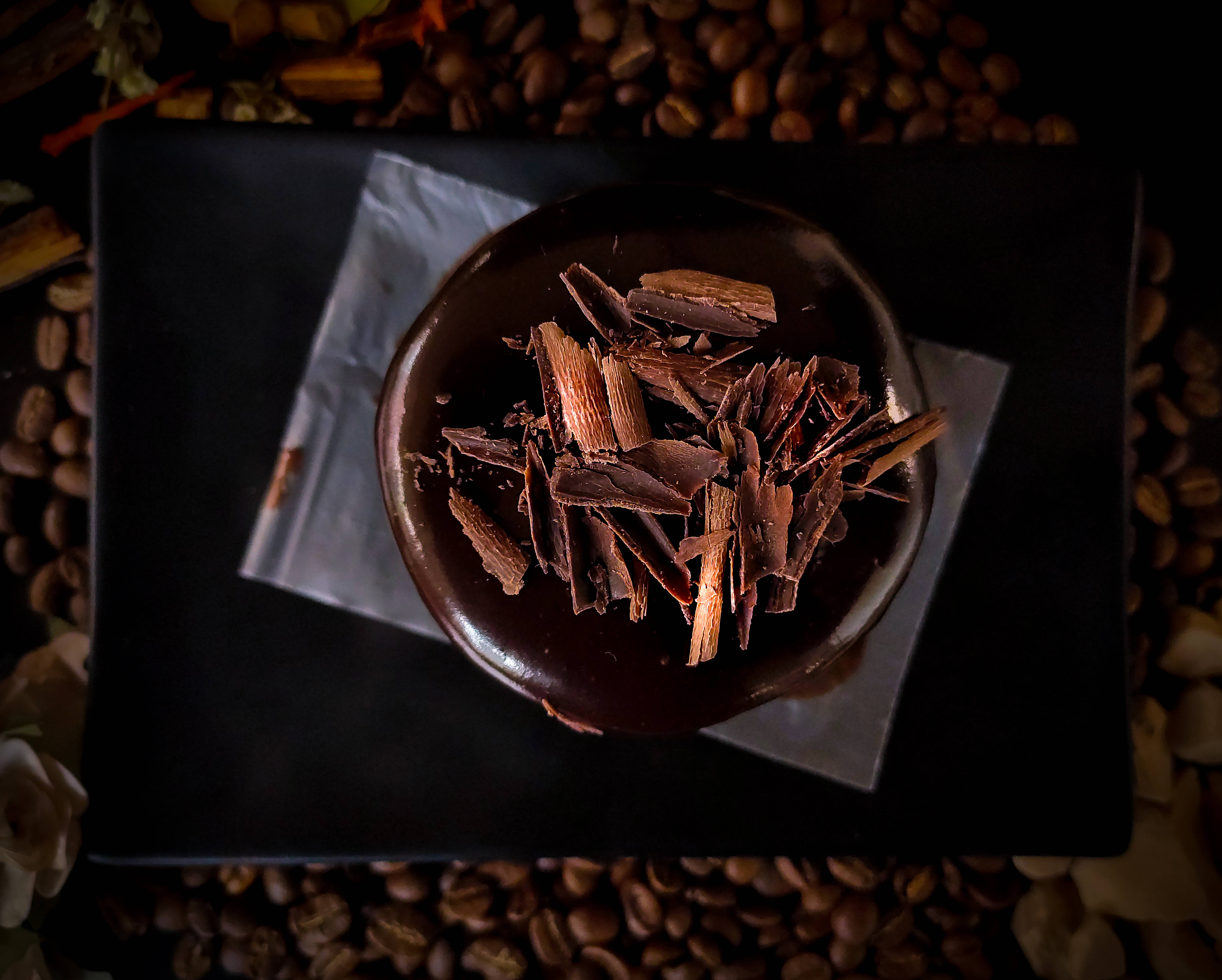 เค้กช็อกโกแลตเมล็ดกาแฟ วอลเปเปอร์