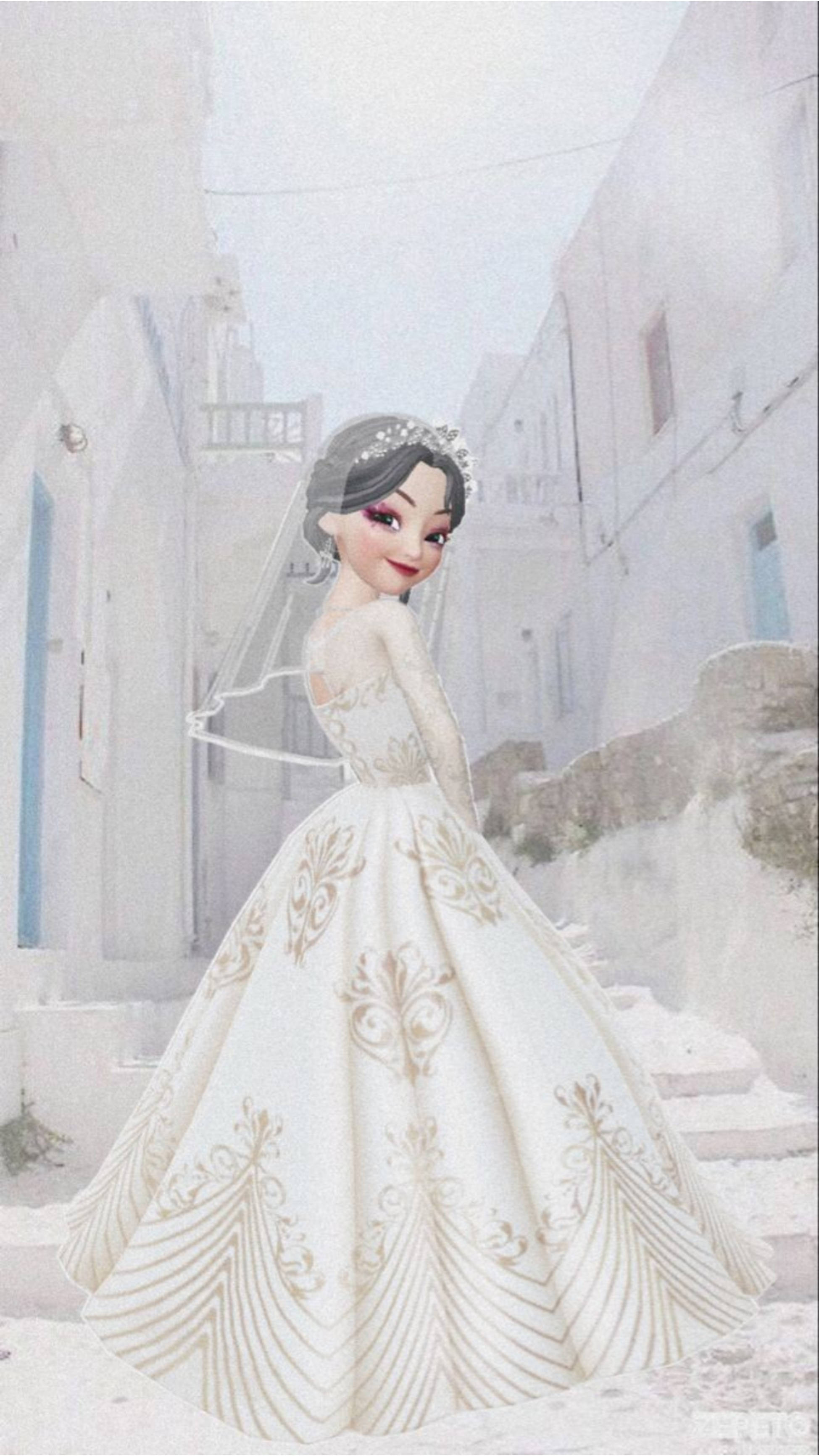 เจ้าสาวสวยสไตล์ Zepeto วอลเปเปอร์