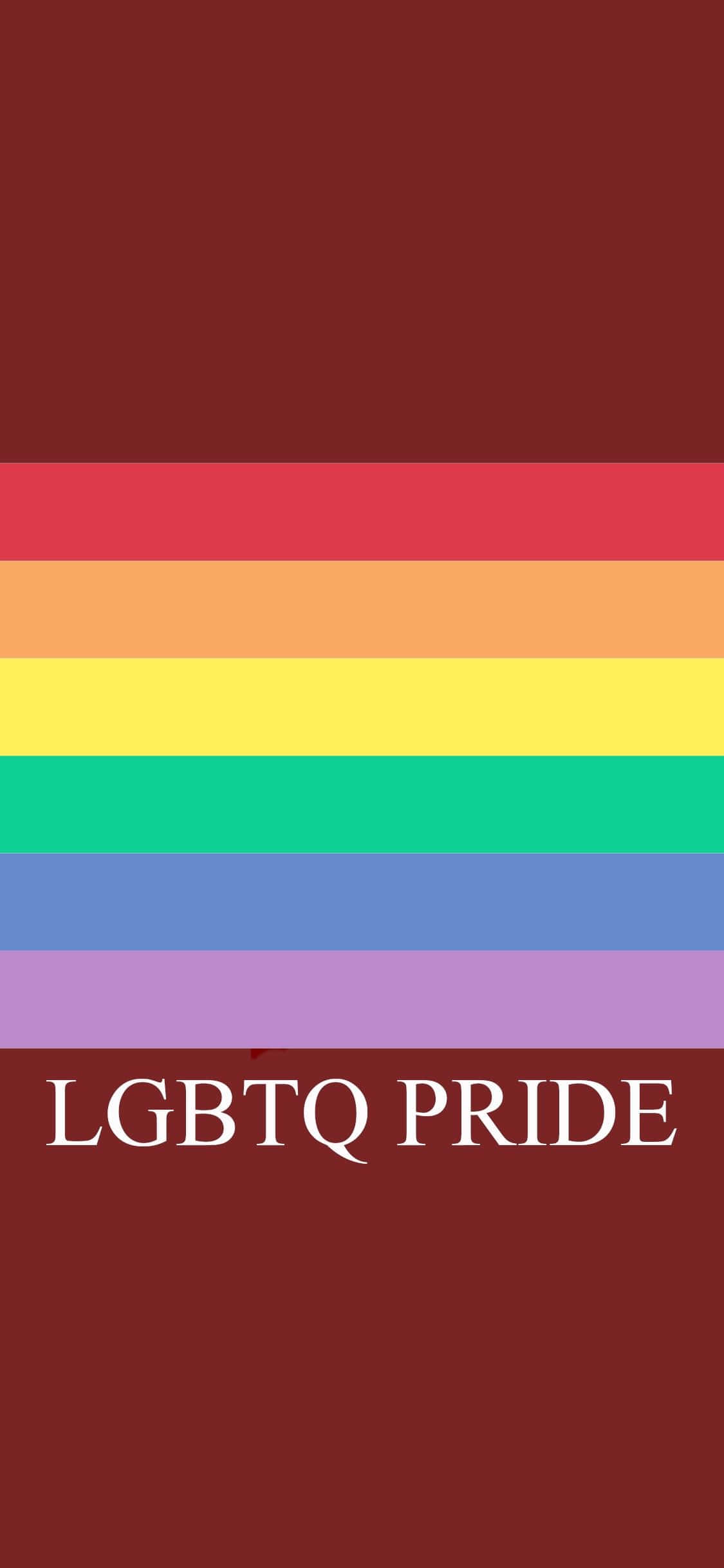 เฉลิมฉลองความภาคภูมิใจของ LGBTQ ด้วย iPhone สีรุ้ง วอลเปเปอร์