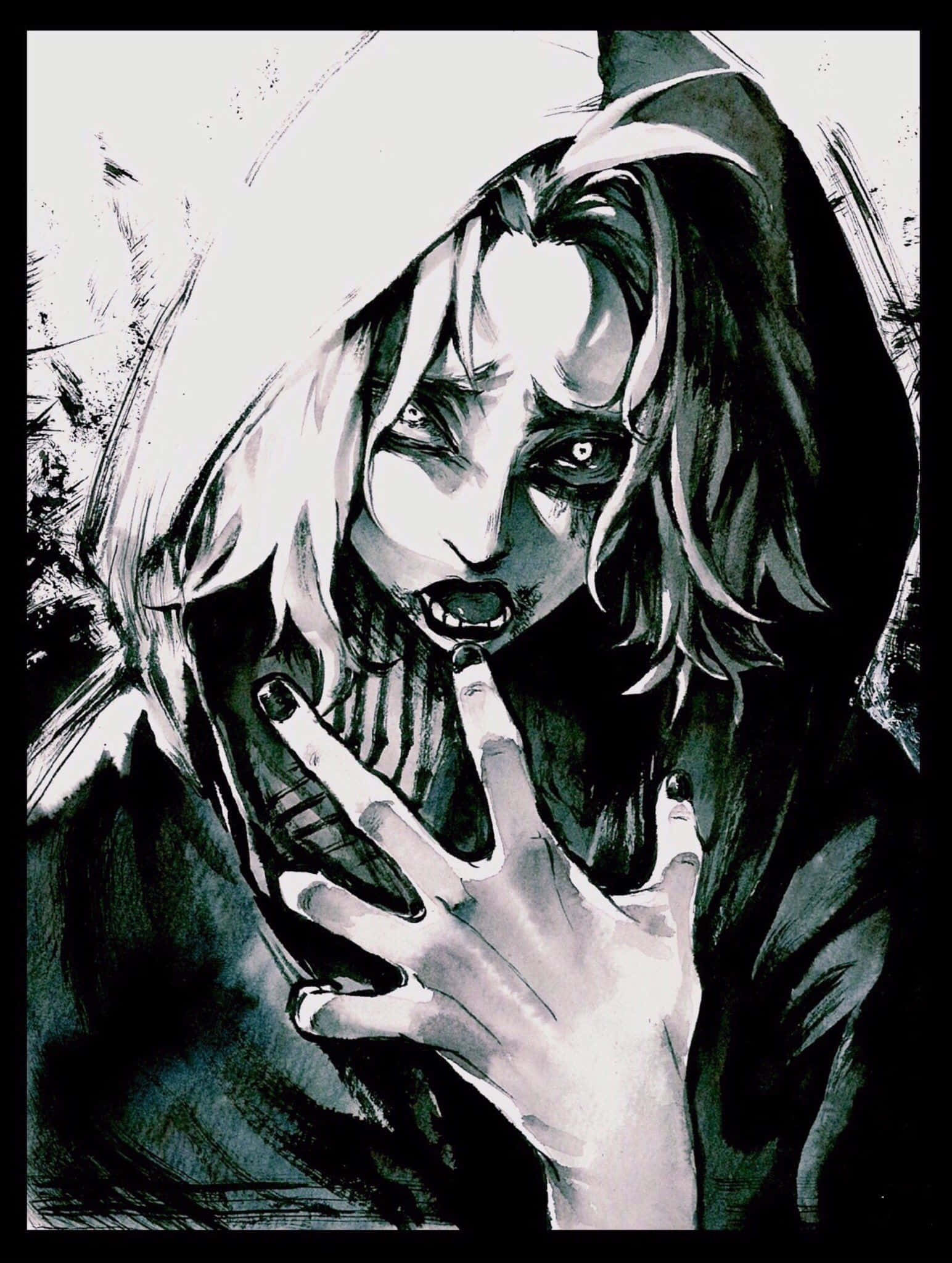 เซย์โด ทากิซาวะ - ตัวละคร Tokyo Ghoul ในท่าแอ็กชัน วอลเปเปอร์