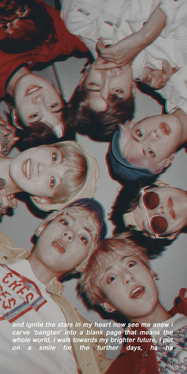 เซลฟี่กลุ่มสวยเกาหลี BTS วอลเปเปอร์