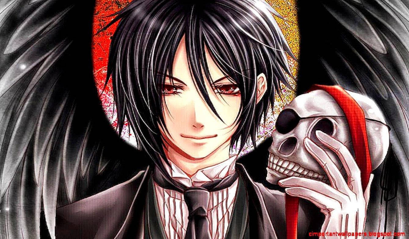 วอลเปเปอร์เด็กหนุ่มอนิเมะเซบาสเตียนใน Black Butler — หนุ่มอนิเมะ วอลเปเปอร์