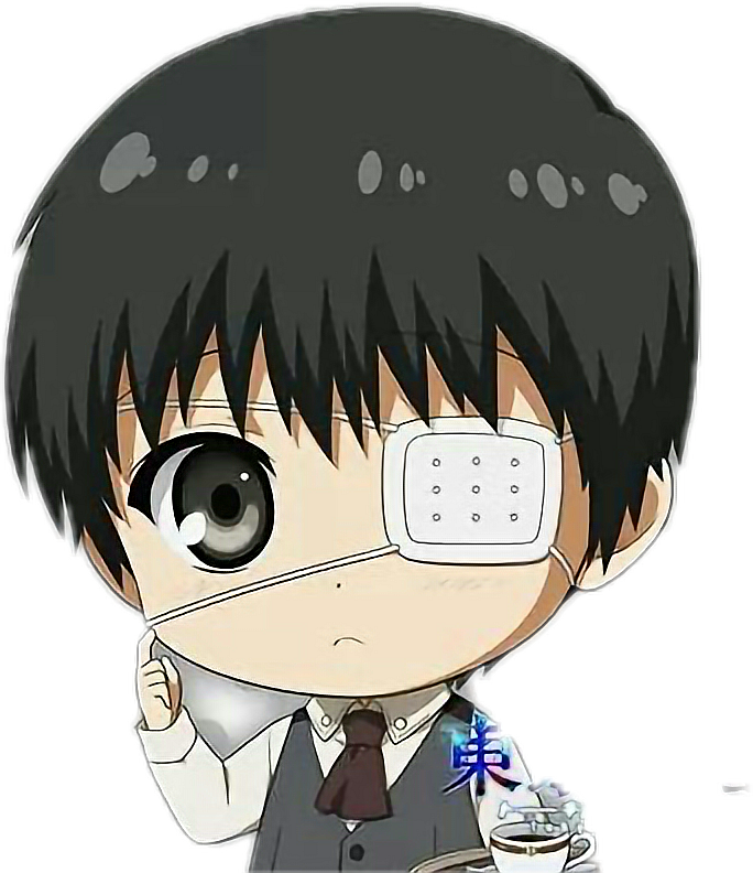 เด็กหนุ่มอนิเมะผ้าปิดตาและถ้วยชา วอลเปเปอร์