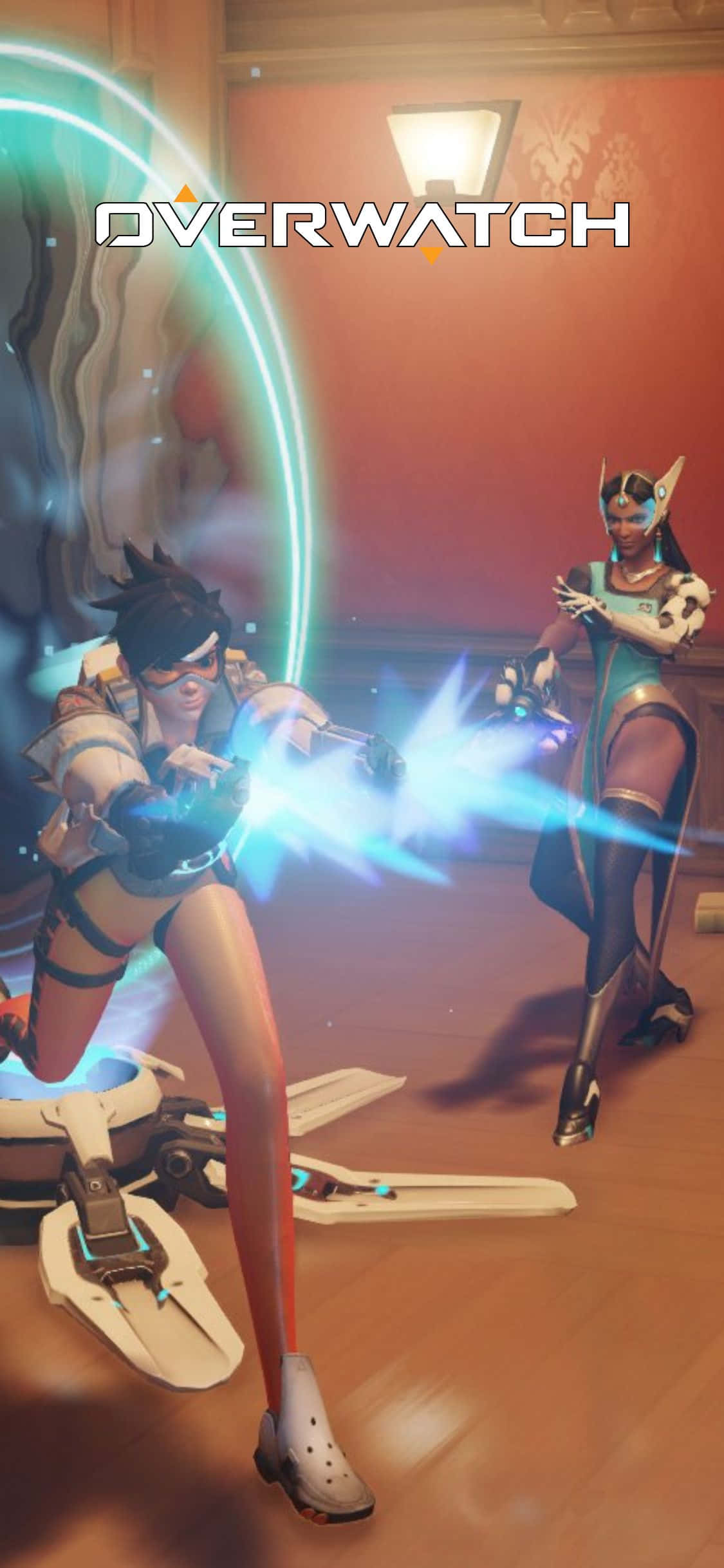 เตรียมกระโดดเข้าสู่แอ็กชันด้วย iPhone X และ Overwatch ของคุณ วอลเปเปอร์