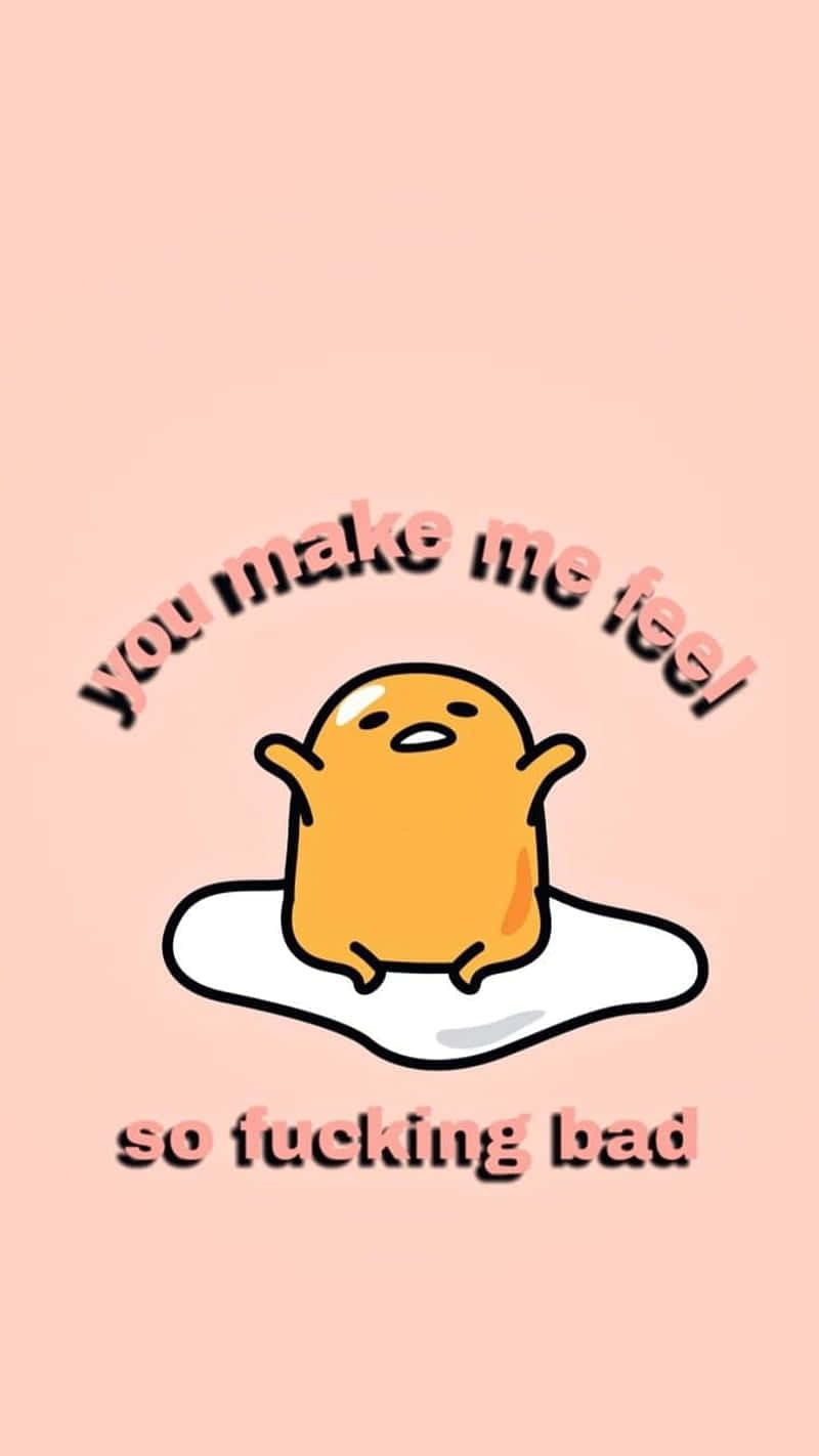 เตรียมพร้อมสำหรับวันขี้เกียจกับ Gudetama Phone วอลเปเปอร์