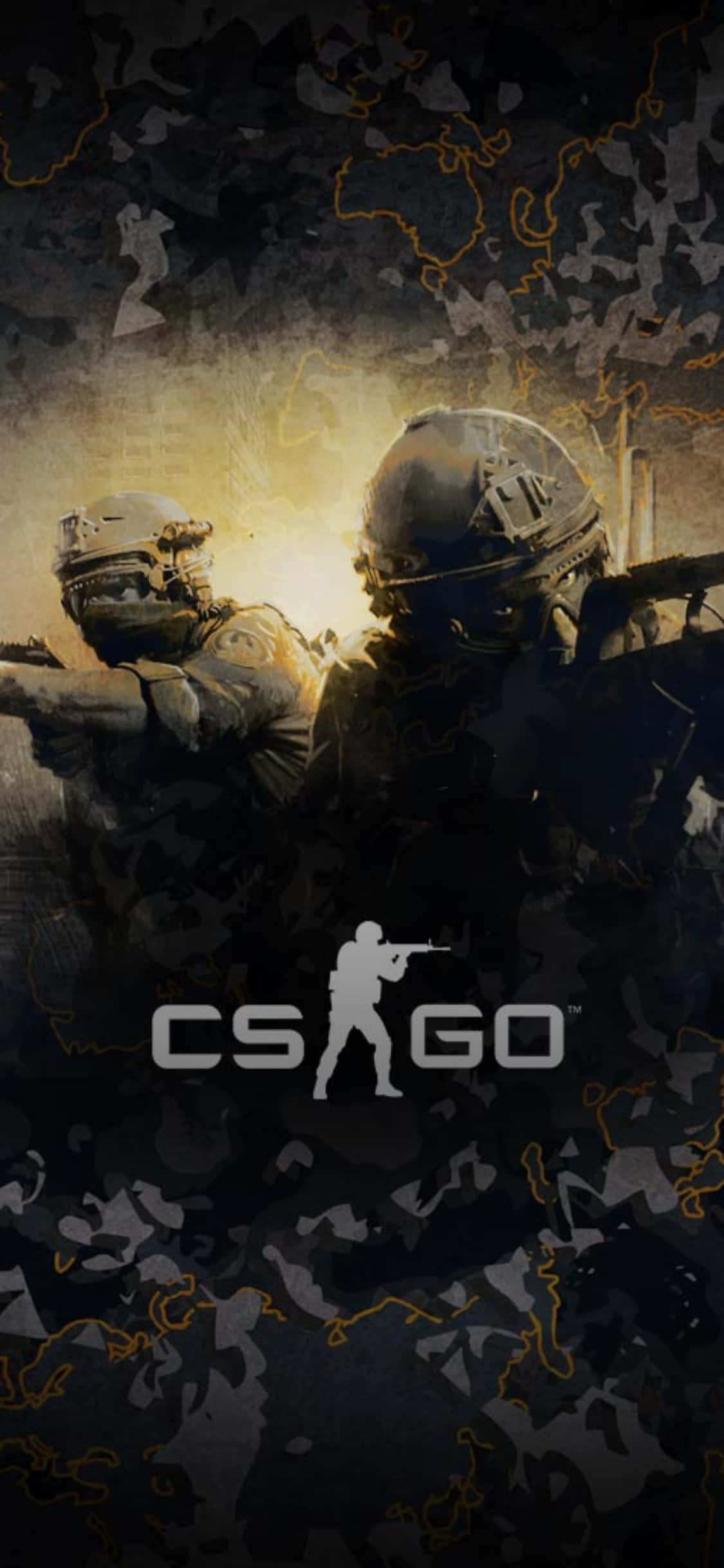 เติมเต็มประสิทธิภาพของคุณด้วย iPhone XS และ Counter-Strike Global Offensive วอลเปเปอร์
