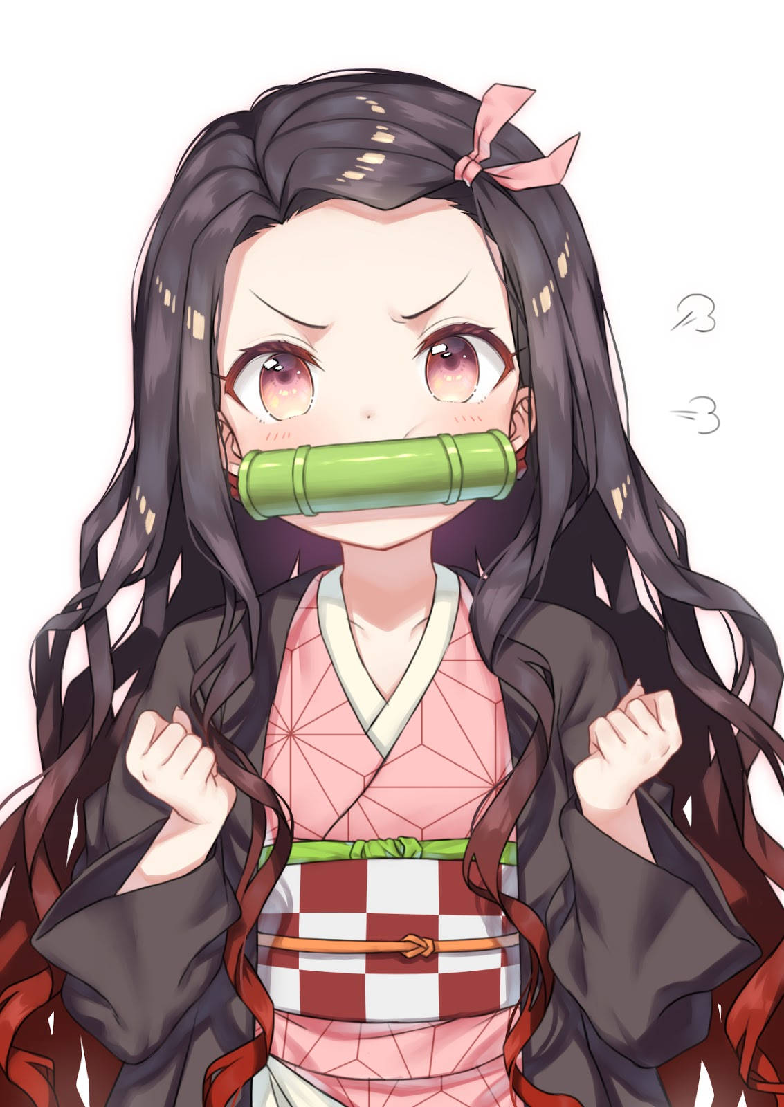 เนซึโกะน่ารัก Demon Slayer ไอโฟน วอลเปเปอร์