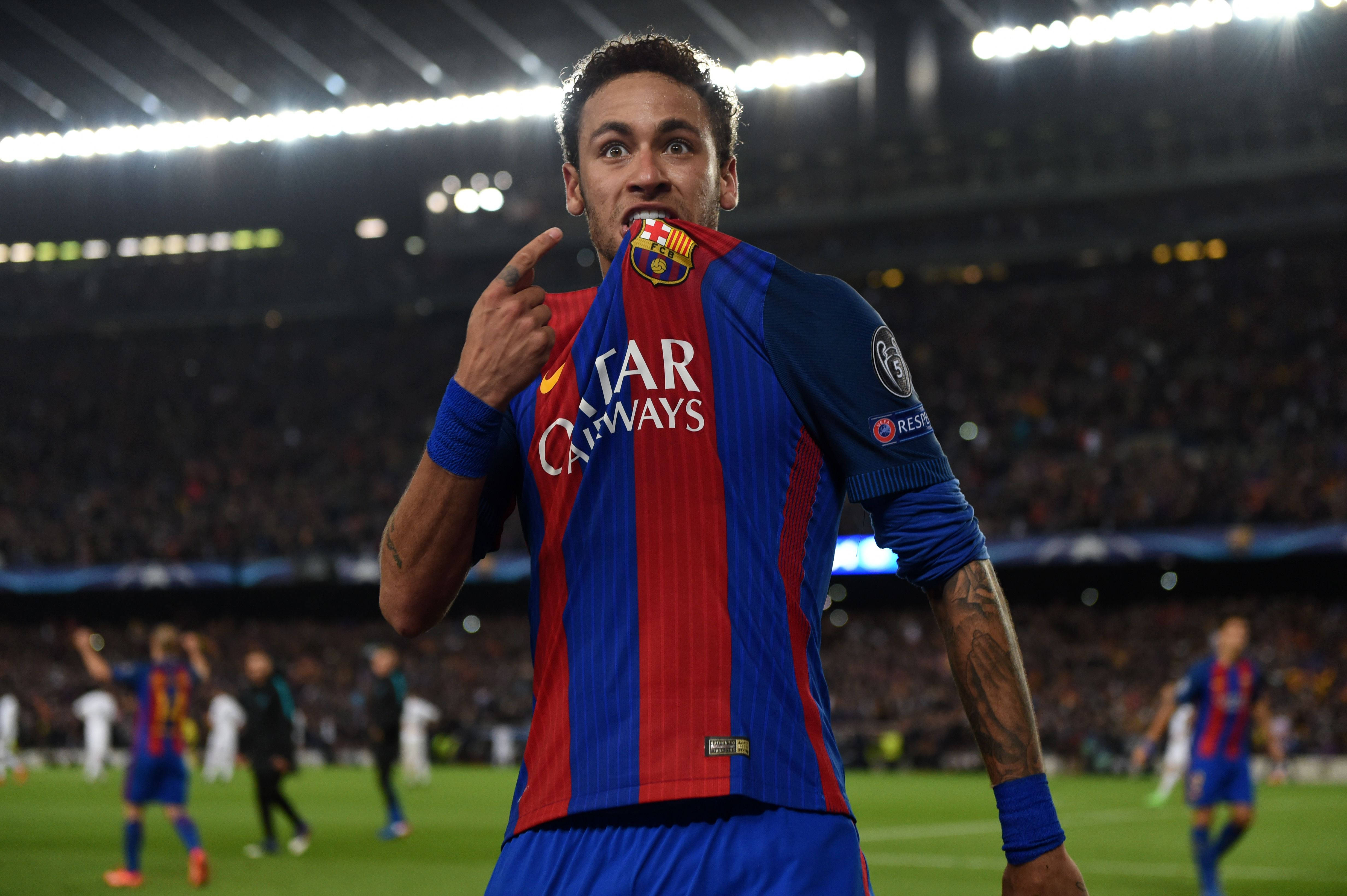 เนย์มาร์ จูเนียร์ โชว์เสื้อเท่ๆ — ฟุตบอล GIF วอลเปเปอร์