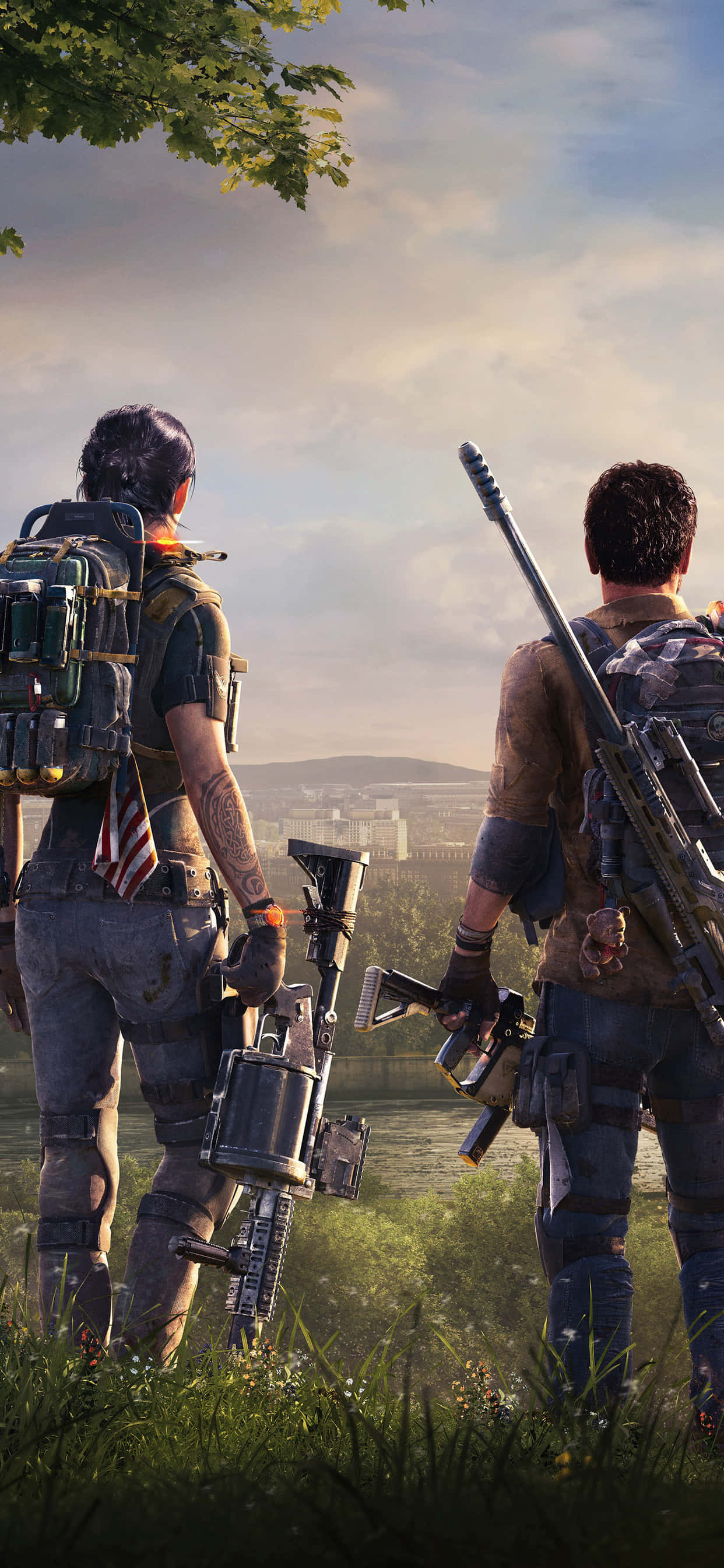 เป็นสายลับวอล์กเกอร์และสำรวจนิวยอร์กซิตีใน The Division วอลเปเปอร์