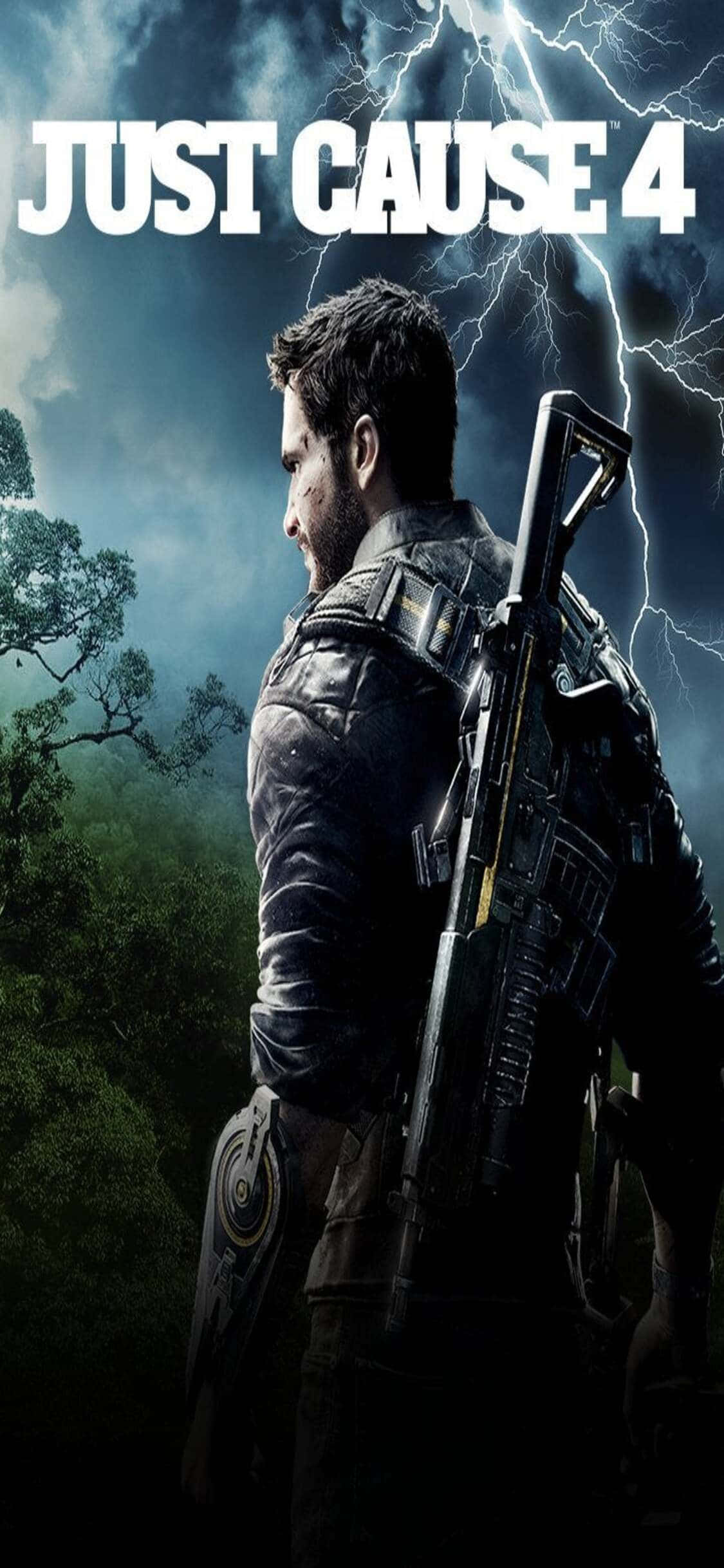 เป็นสายลับแห่งความโกลาหลบน iPhone X ของคุณกับ Just Cause 4 วอลเปเปอร์