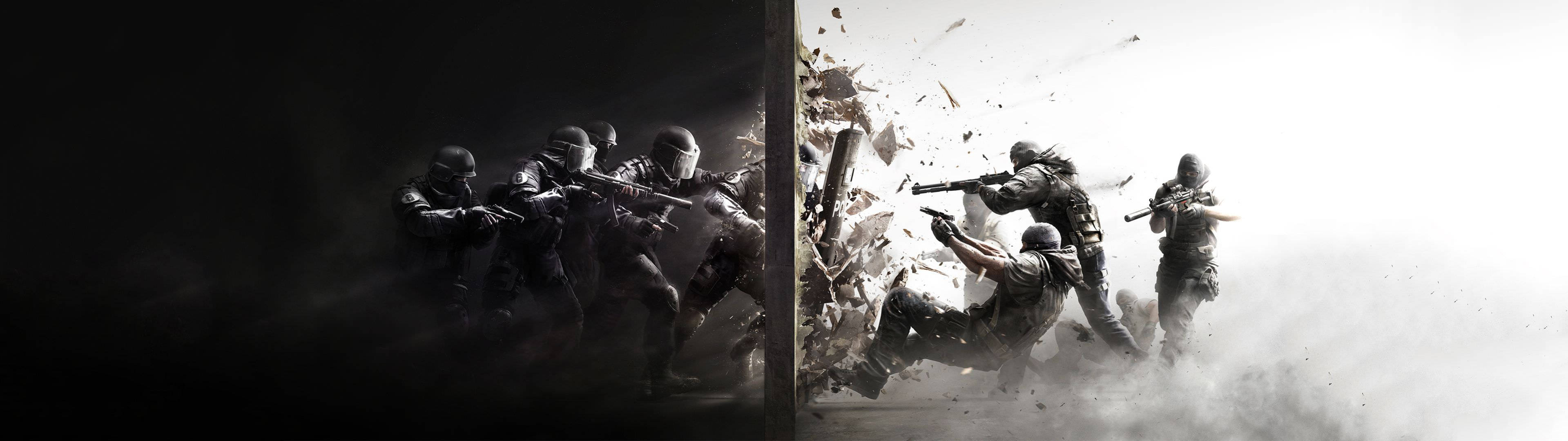 เพลิดเพลินกับ Rainbow Six Siege ในรายละเอียดสวยงามบนสองจอ วอลเปเปอร์