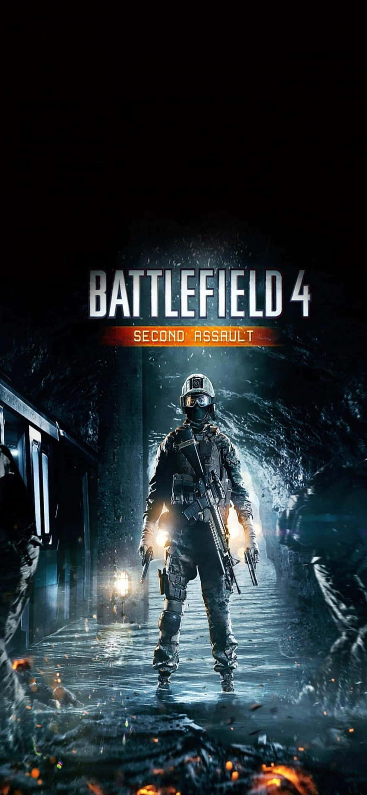 เพลิดเพลินกับการเล่นเกมมือถือหลายชั่วโมงกับ iPhone Xs Max และ Battlefield 4 วอลเปเปอร์