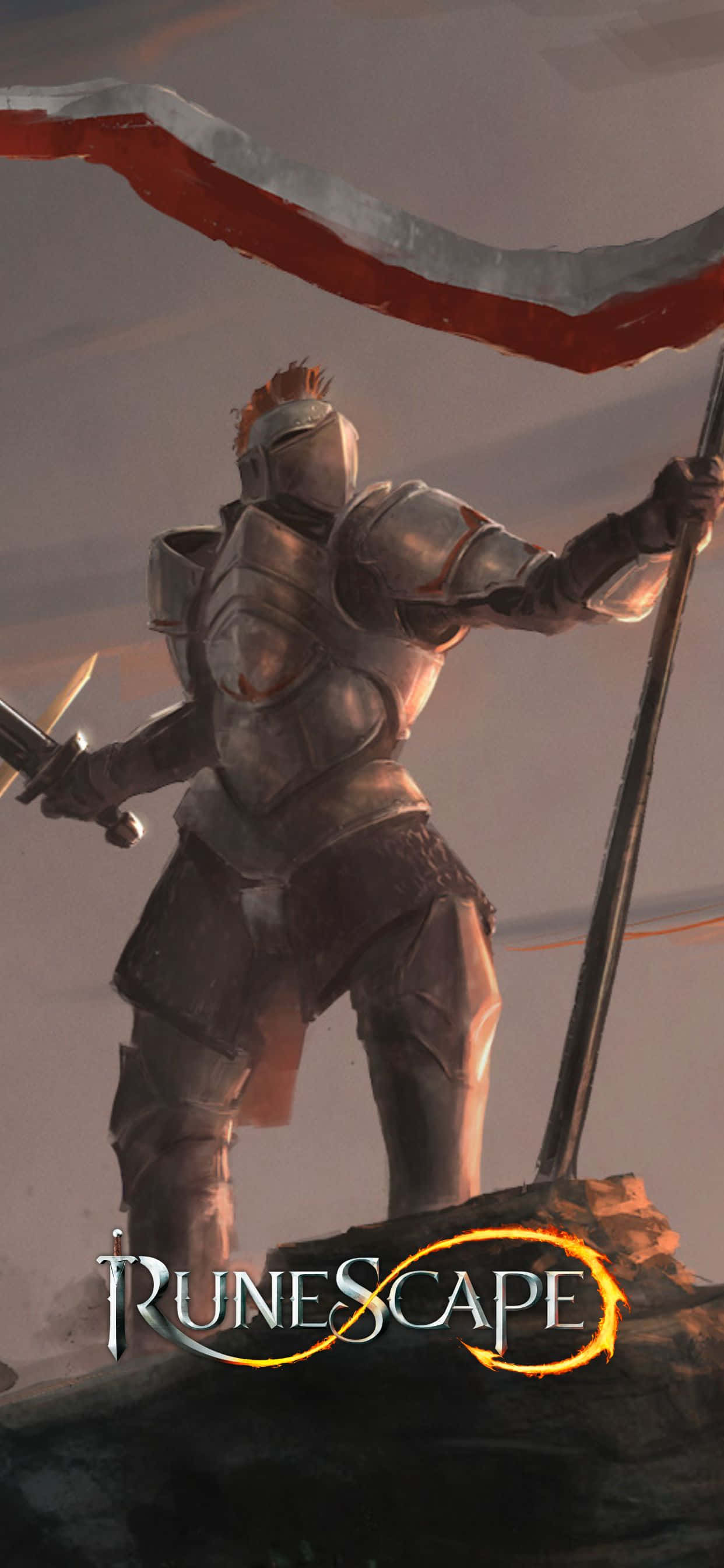 เพลิดเพลินกับประสบการณ์เกมที่ดื่มด่ำด้วย iPhone Xs Max Runescape วอลเปเปอร์