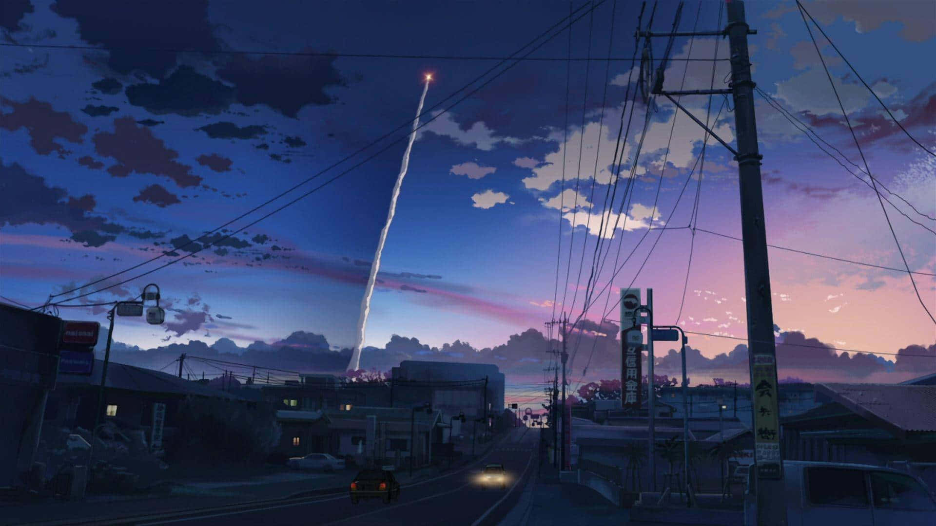 เพลิดเพลินไปกับความเงียบสงบของทิวทัศน์อนิเมะที่สวยงาม วอลเปเปอร์