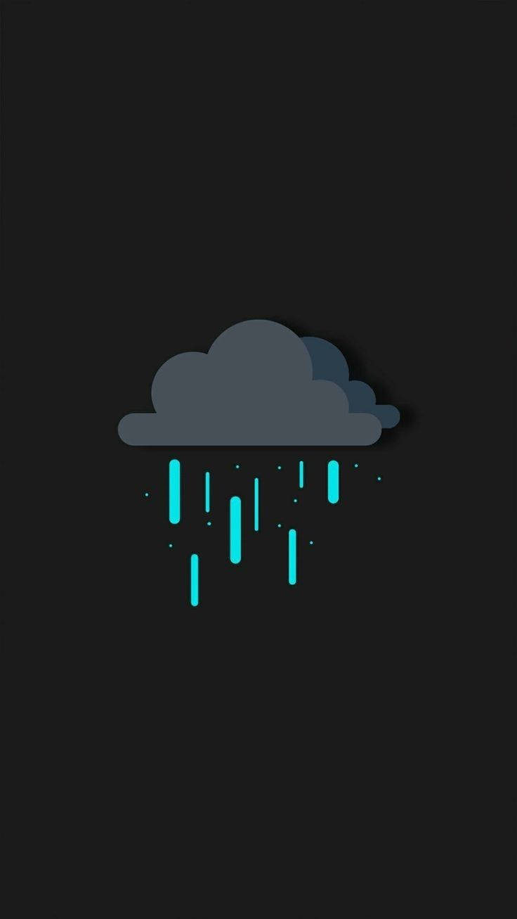 เมฆฝนสไตล์มินิมอล วอลเปเปอร์