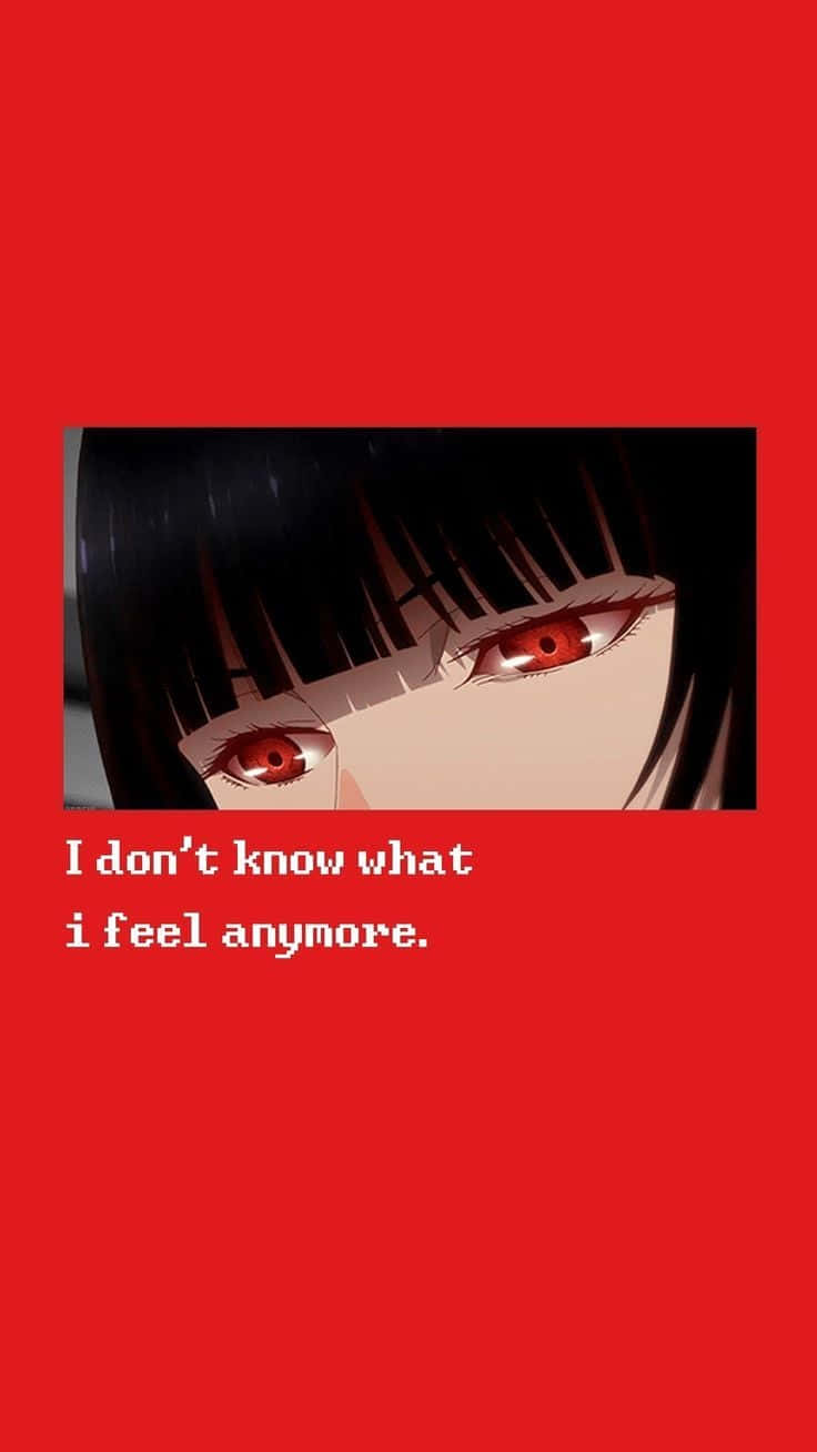 เรด Kakegurui คำคมอนิเมะสุนทรียะ วอลเปเปอร์