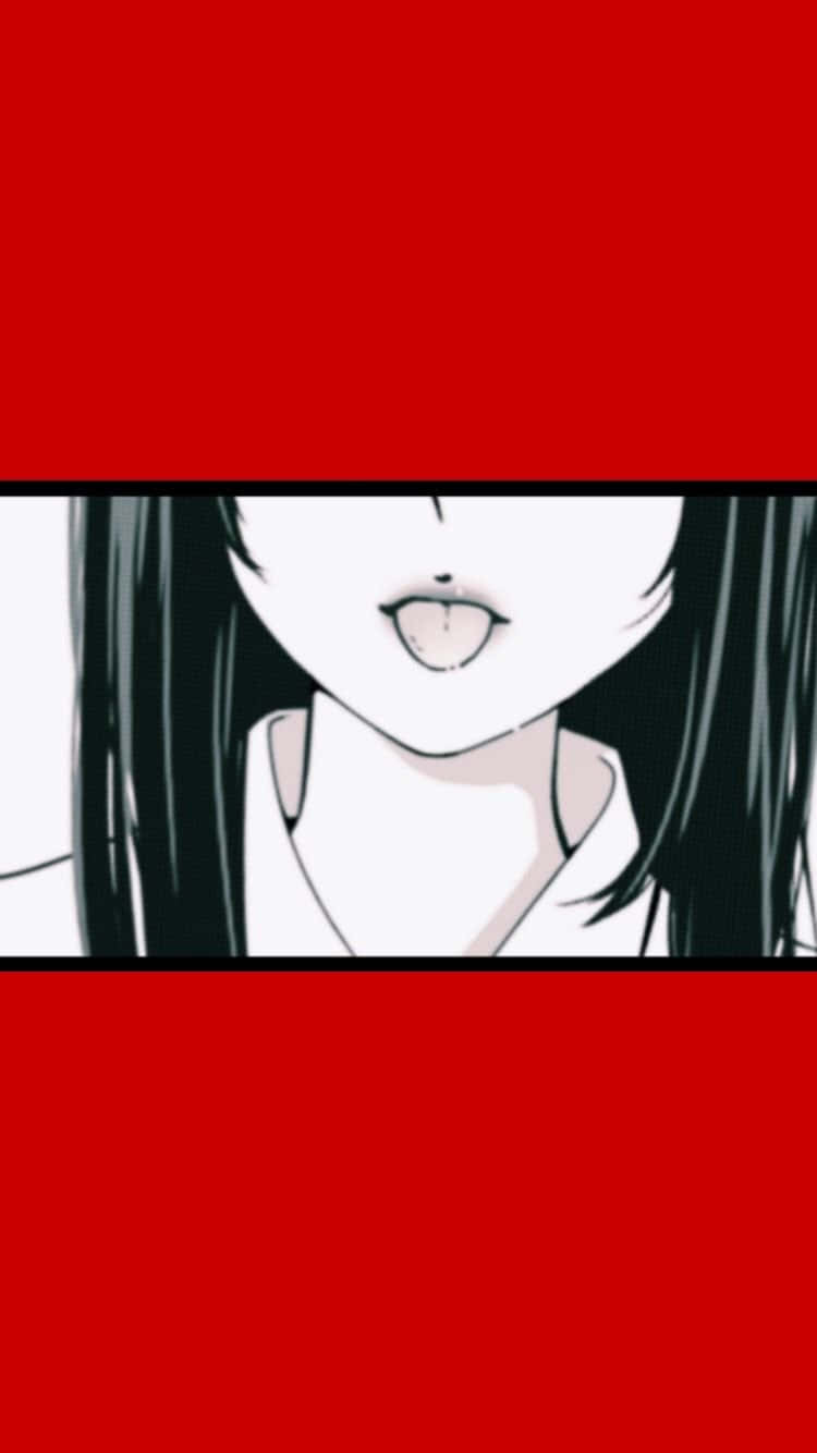 เรด คาเคกูรุอิ แอนิเมะเอสเธติก วอลเปเปอร์