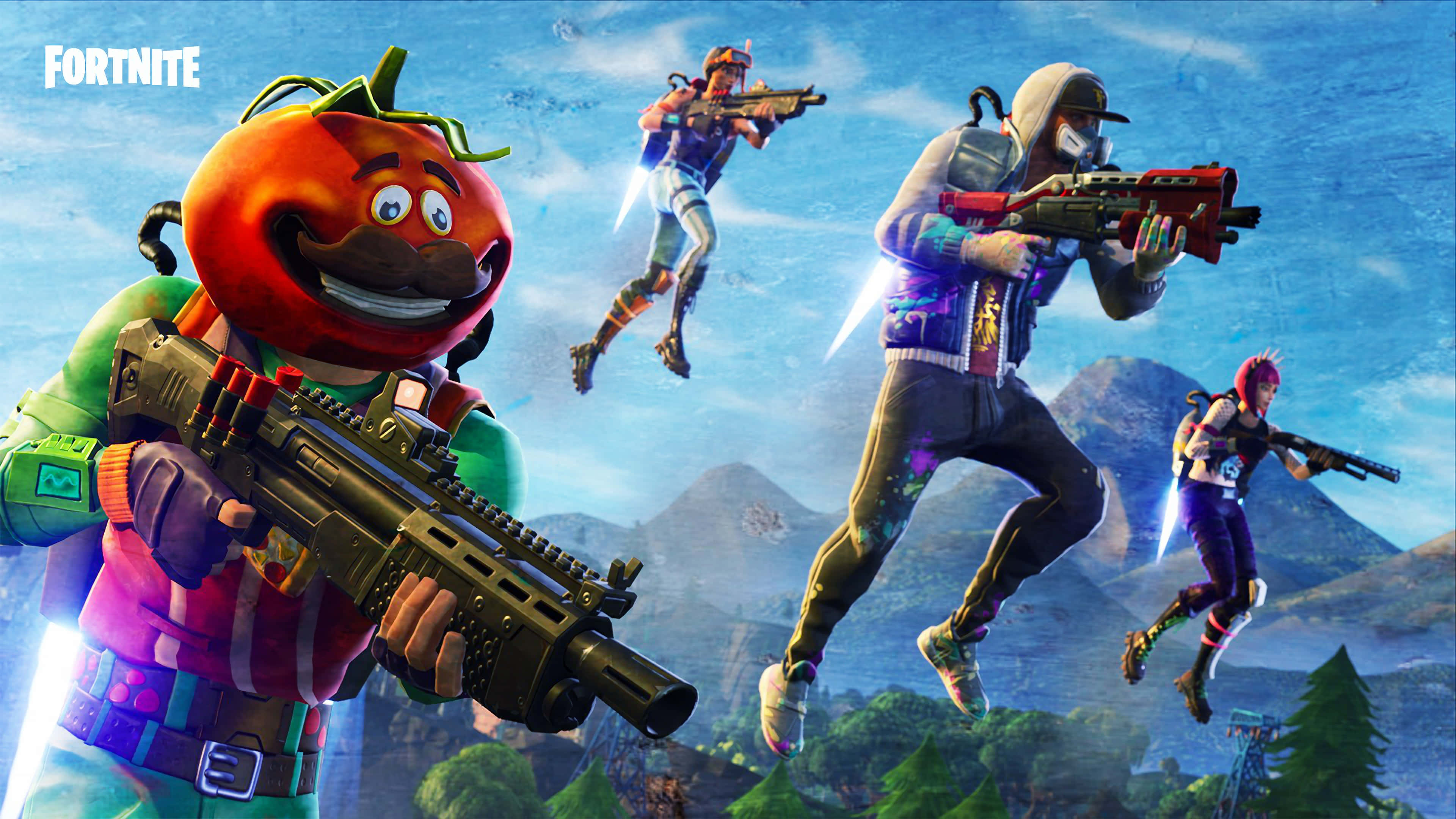 เล่น Fortnite และสัมผัสความตื่นเต้น! วอลเปเปอร์
