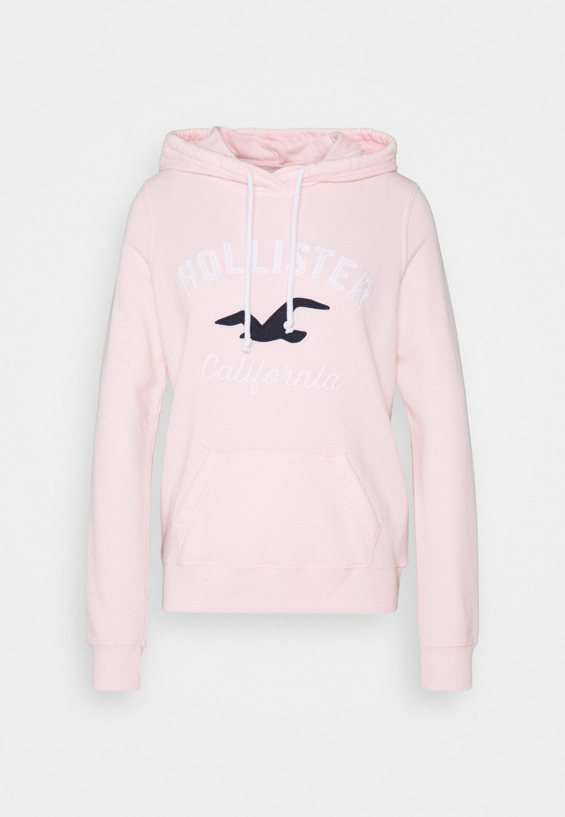 เสื้อฮู้ดแจ็คเก็ตสีชมพูอ่อน Hollister วอลเปเปอร์