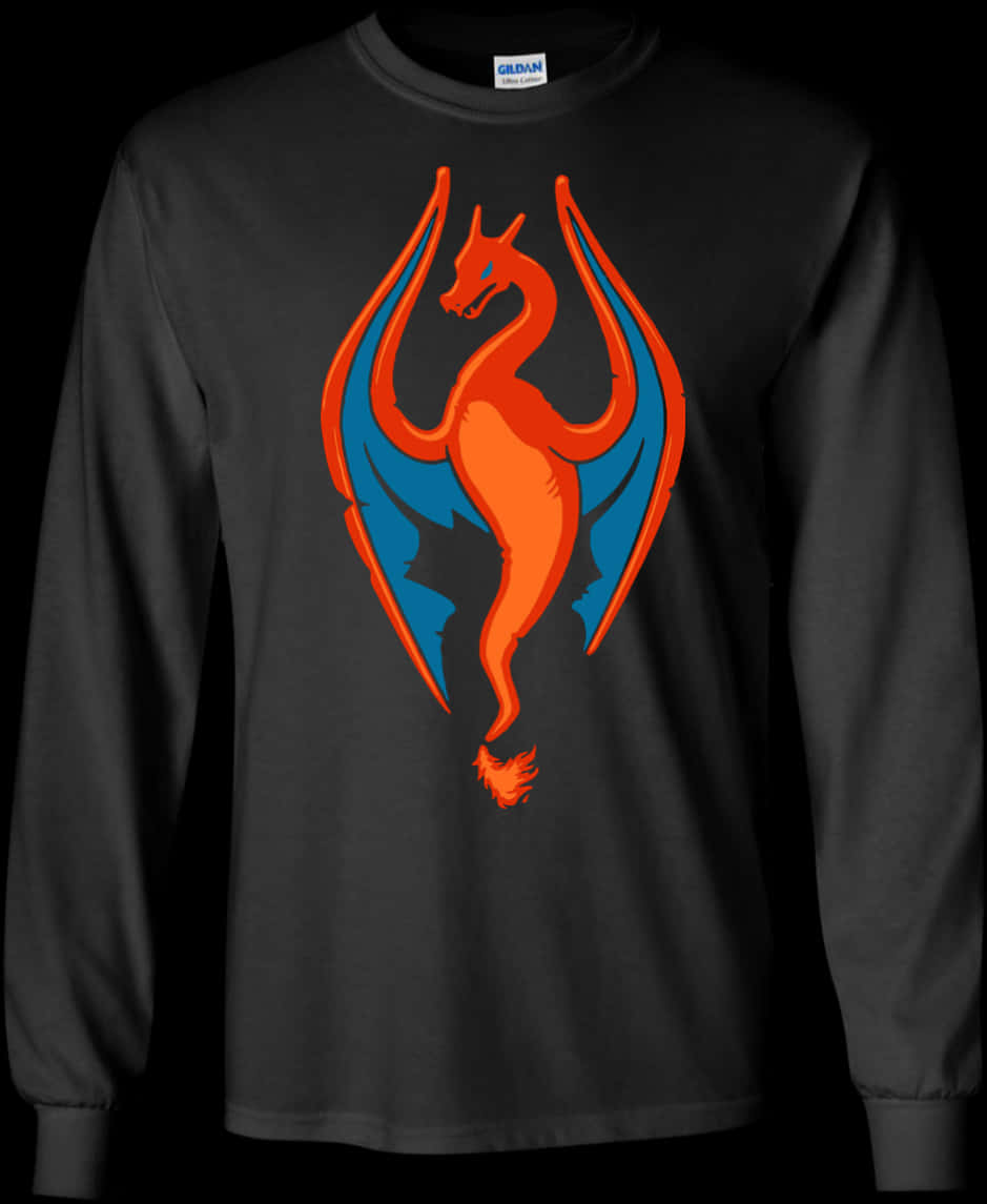 เสื้อแขนยาวลายชาริซาร์ด วอลเปเปอร์