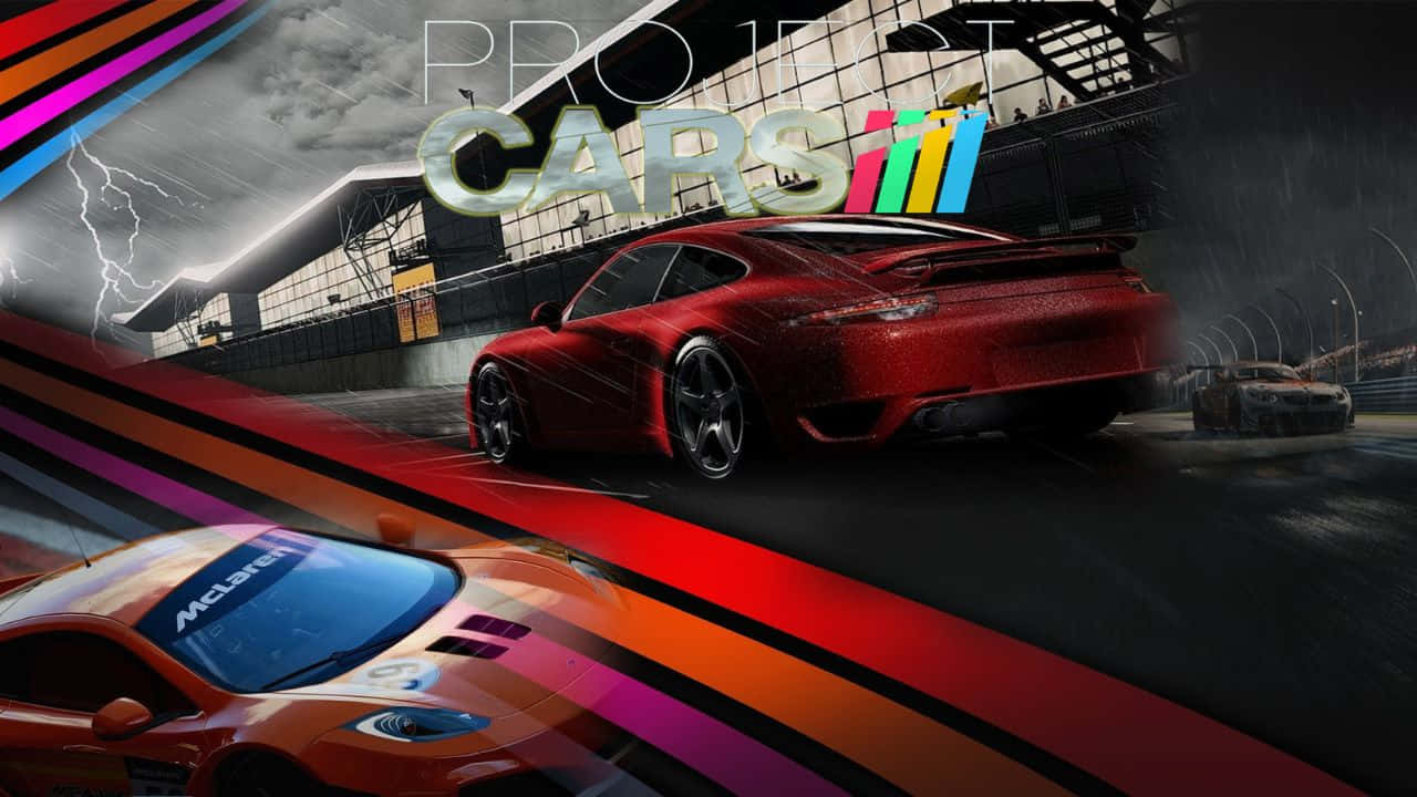 เส้นสาย 720p พื้นหลัง Project Cars วอลเปเปอร์