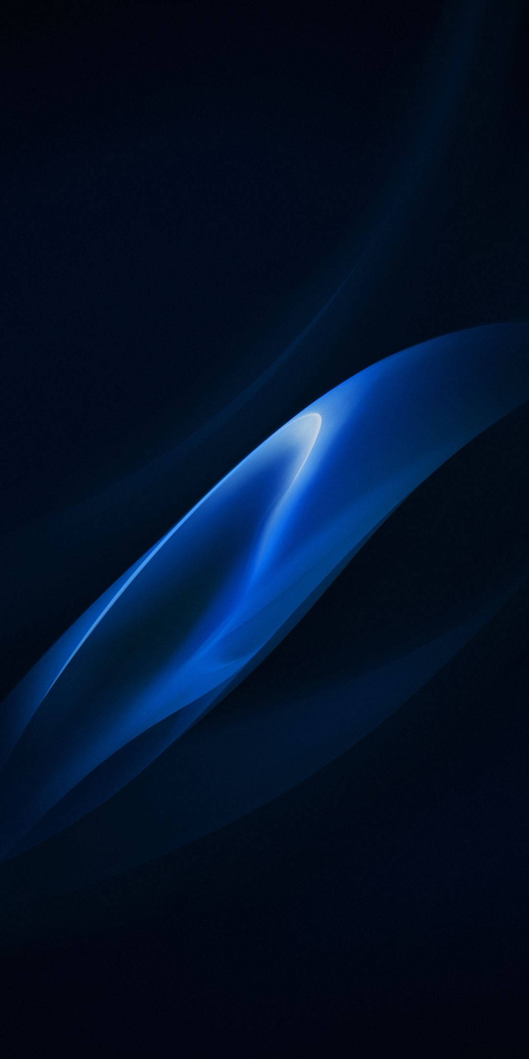 เส้นโค้งสีน้ำเงินดำของ Realme วอลเปเปอร์