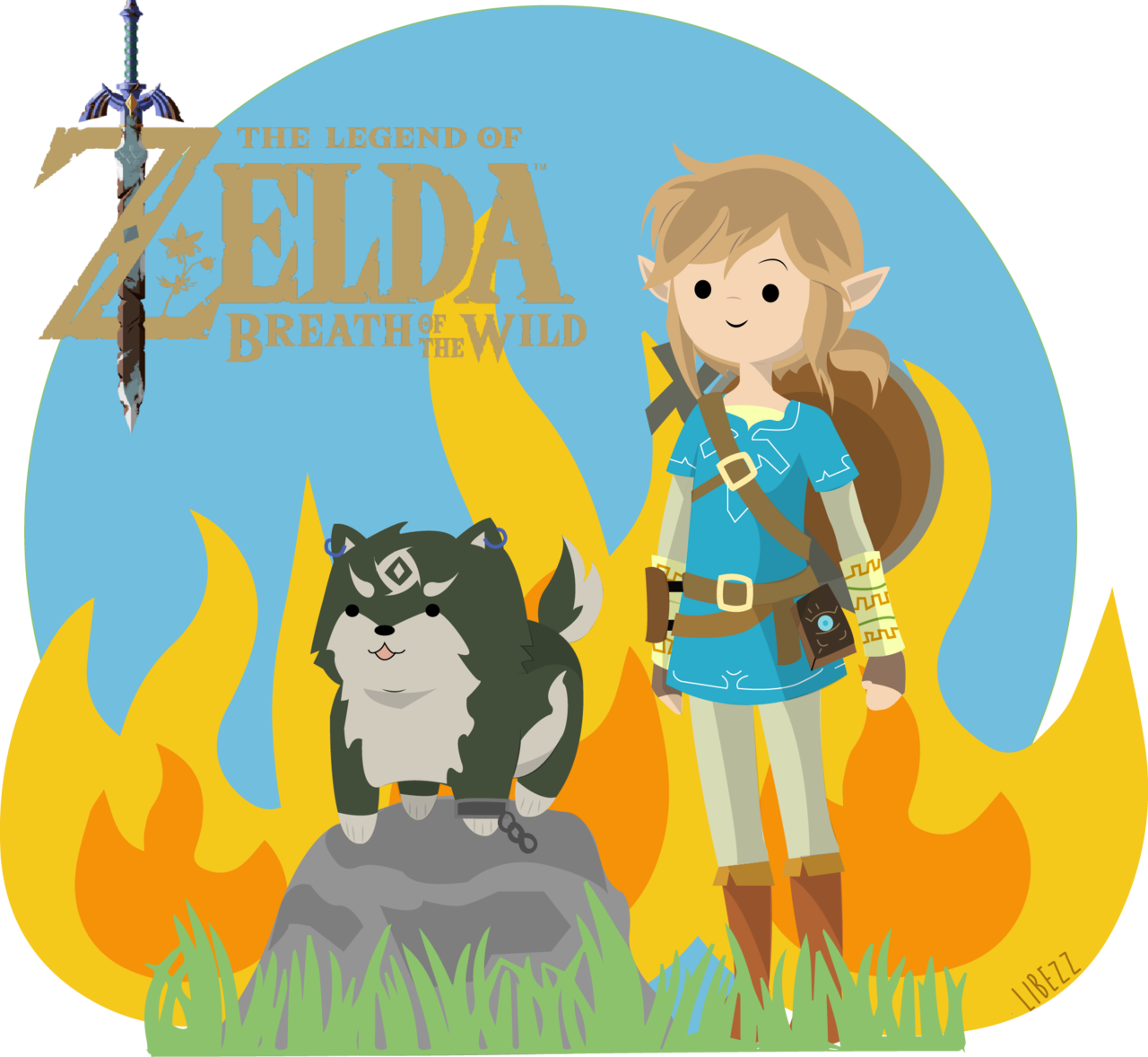 เหลืออีกเพียง 19 วัน ก่อนถึงตำนานแห่งเซลดา - Botw ลิงค์กับหมาป่าลิงค์, ดาวน์โหลดภาพ PNG ความละเอียดสูง วอลเปเปอร์