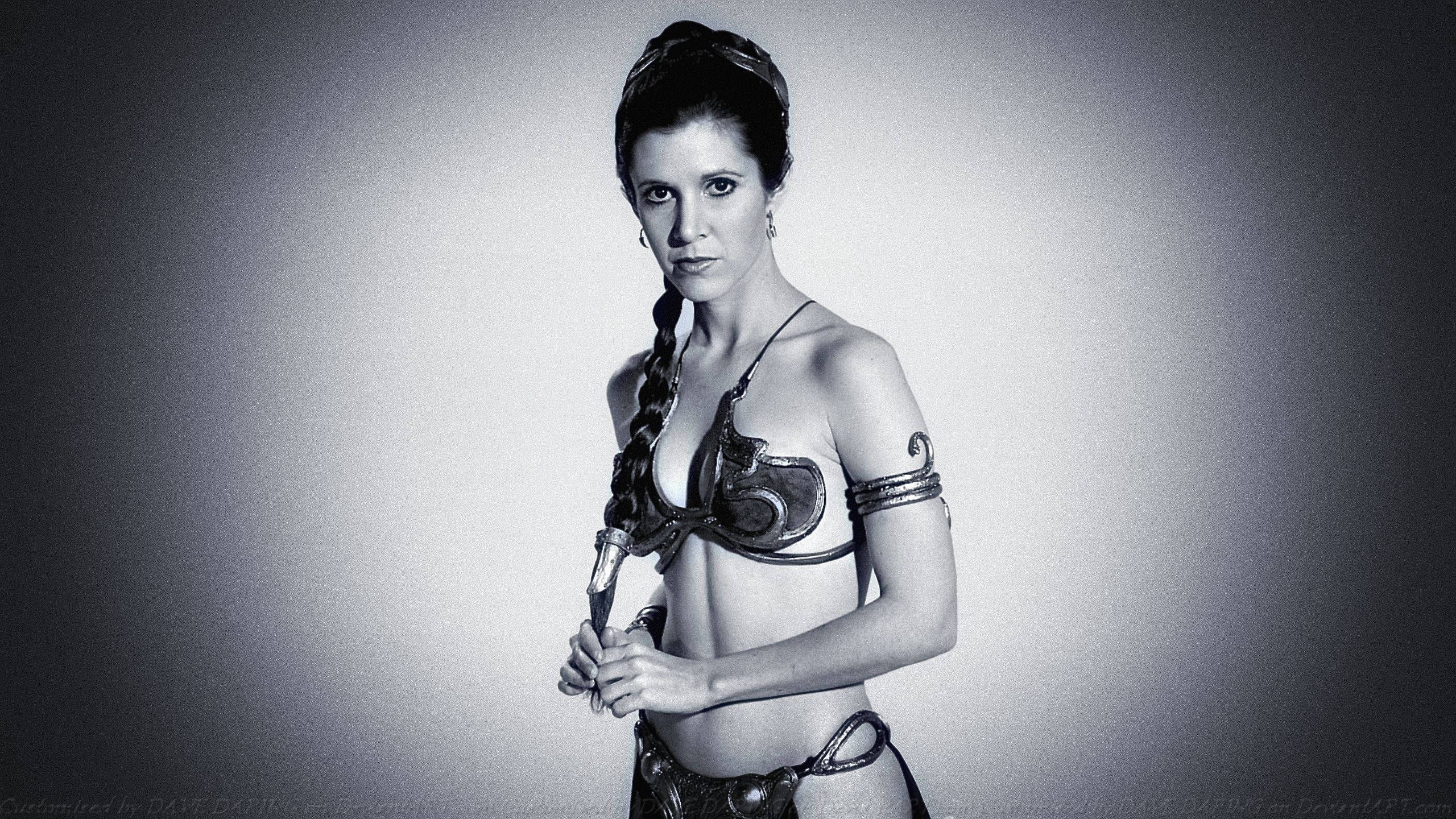 แคร์รี่ ฟิชเชอร์ เจ้าหญิงเลอา ถ่ายแบบสุดเซ็กซี่ วอลเปเปอร์