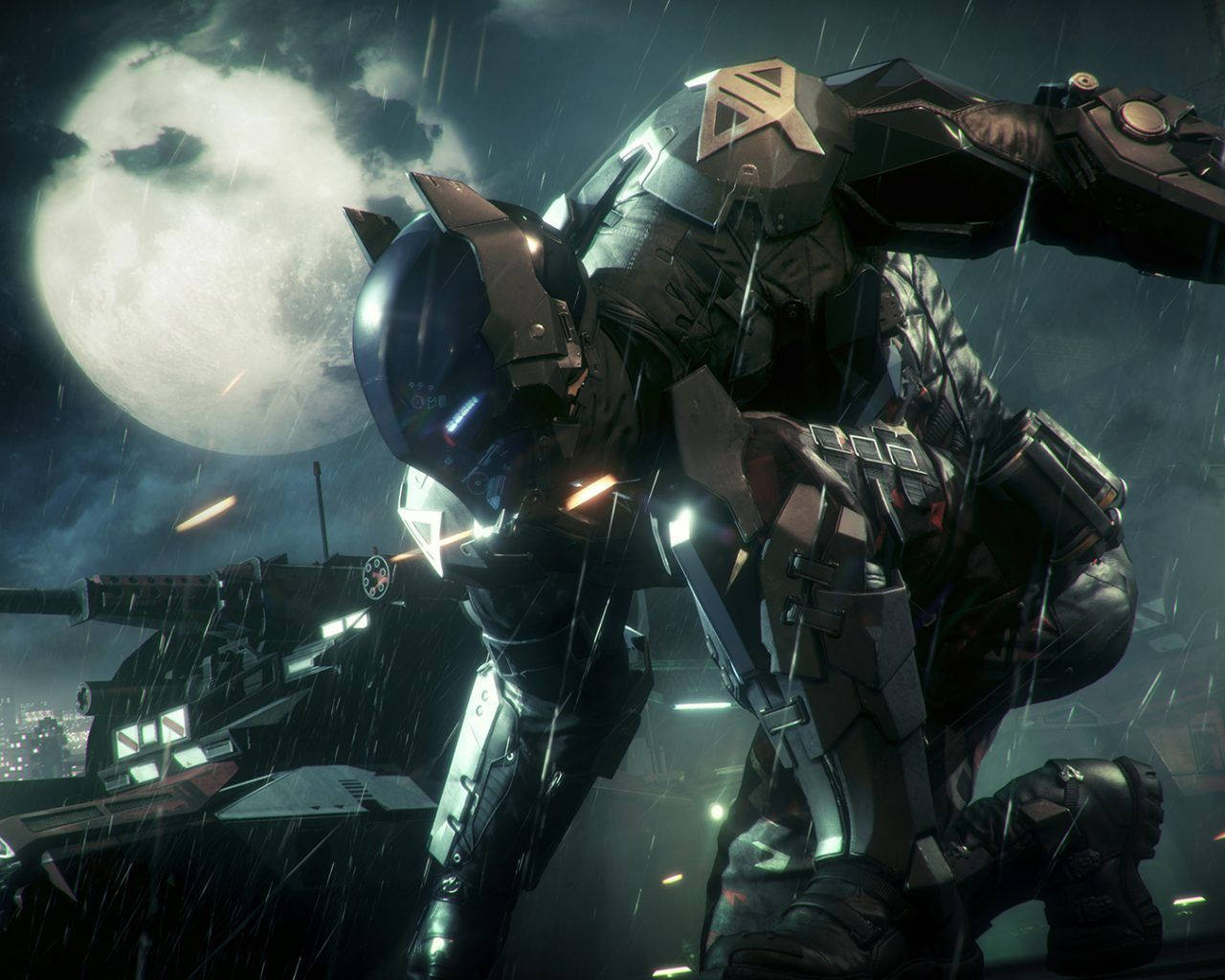 วอลเปเปอร์แบทแมนหุ่นยนต์ จาก Arkham Knight — แบทแมน วอลเปเปอร์
