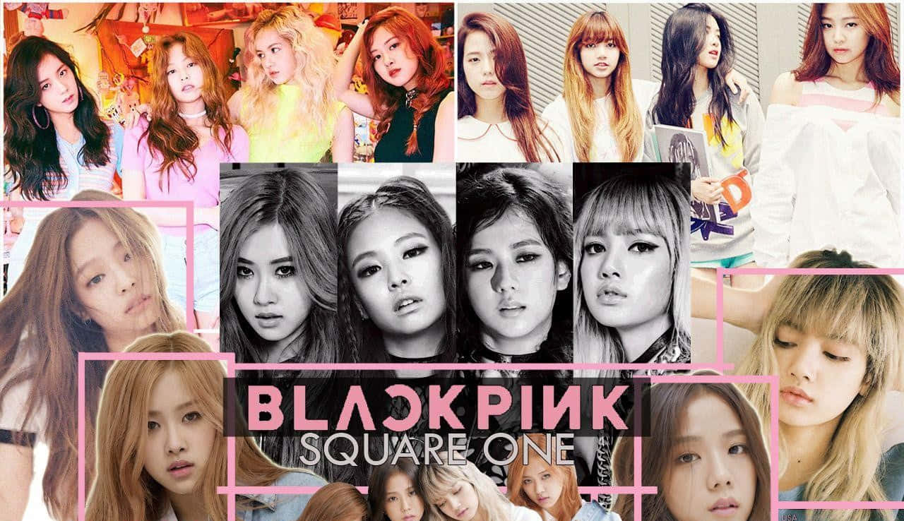 แบล็กพิงค์ สแควร์วัน - ภาพตัดต่อของสาวๆ วอลเปเปอร์