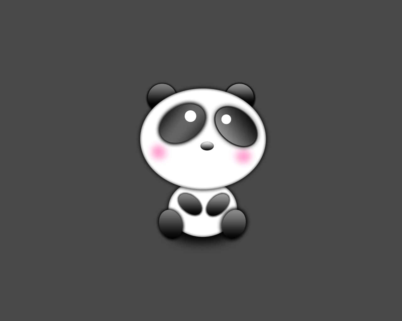 แพนด้าสันติในป่าไผ่ที่งดงาม วอลเปเปอร์